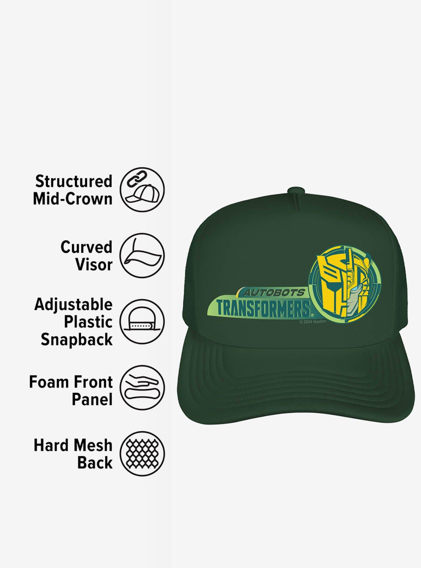 Transformers Split Face Bumblebee Foam Trucker Hat, , alternate