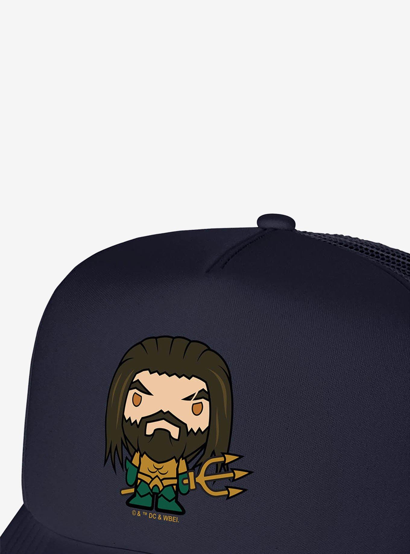 Aquaman Movie Cute Chibi Character Foam Trucker Hat, , hi-res