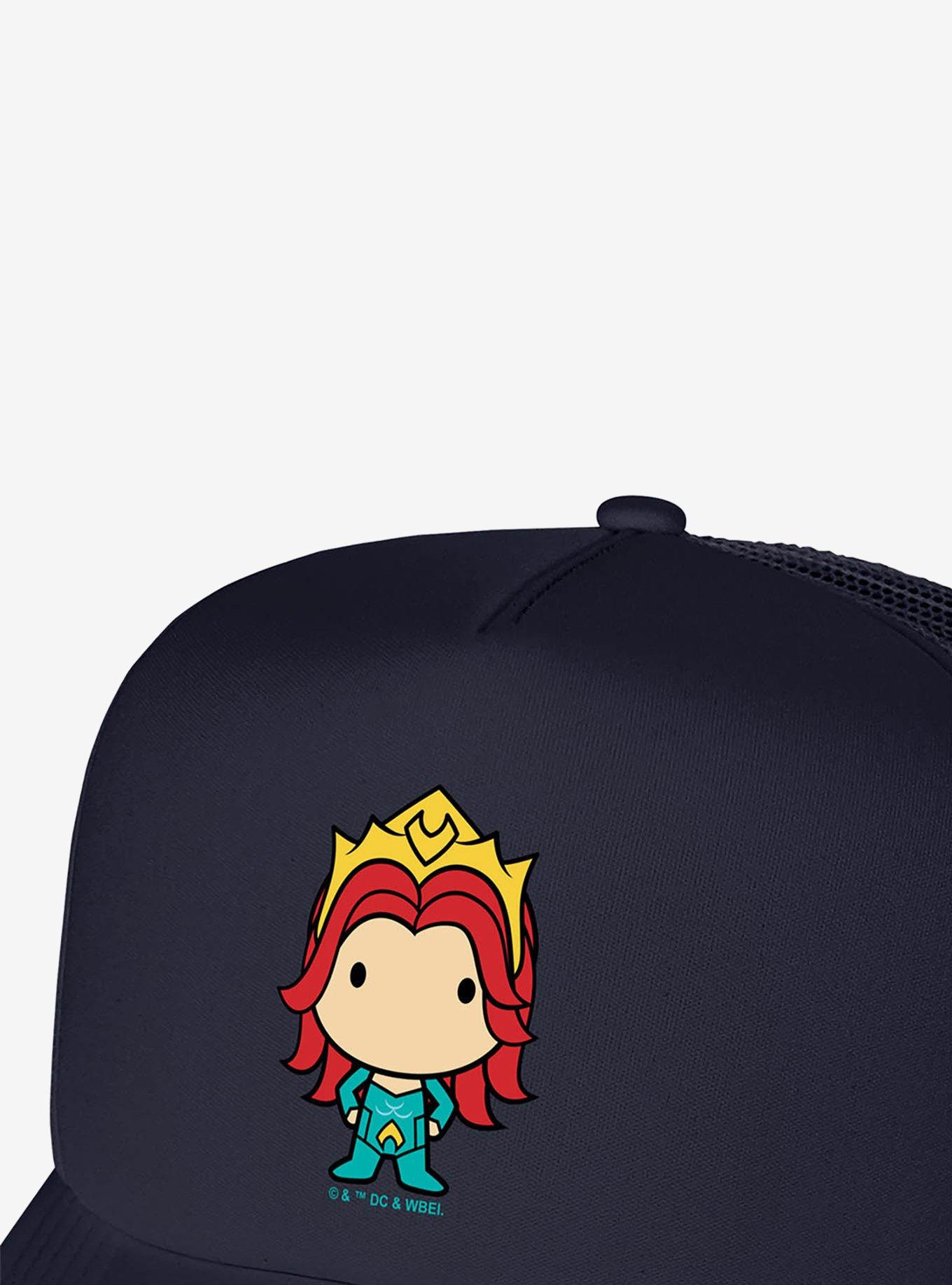 Aquaman Movie Mera Chibi Character Foam Trucker Hat, , hi-res