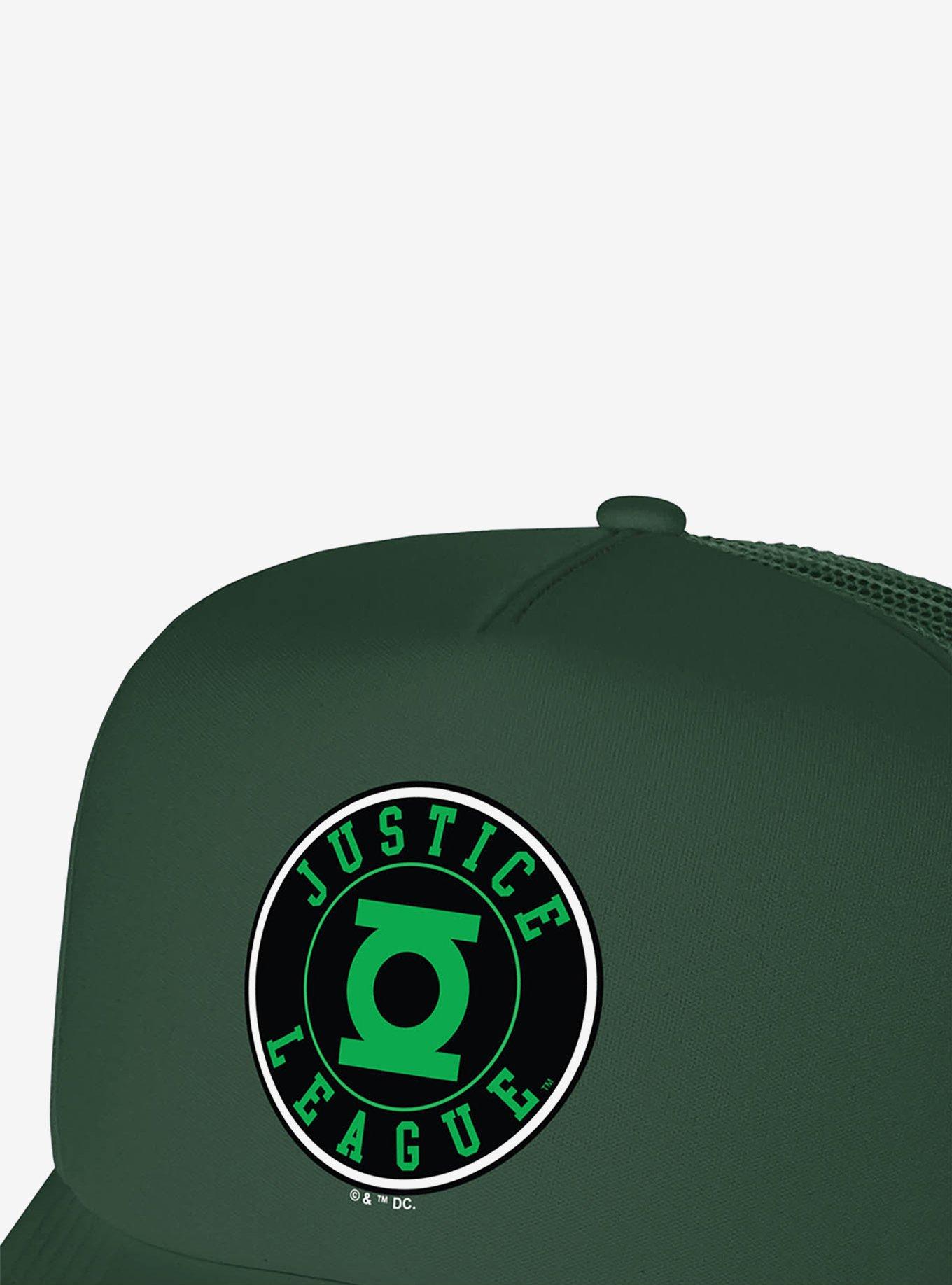 Justice League Green Lantern Athletic Logo Foam Trucker Hat, , hi-res
