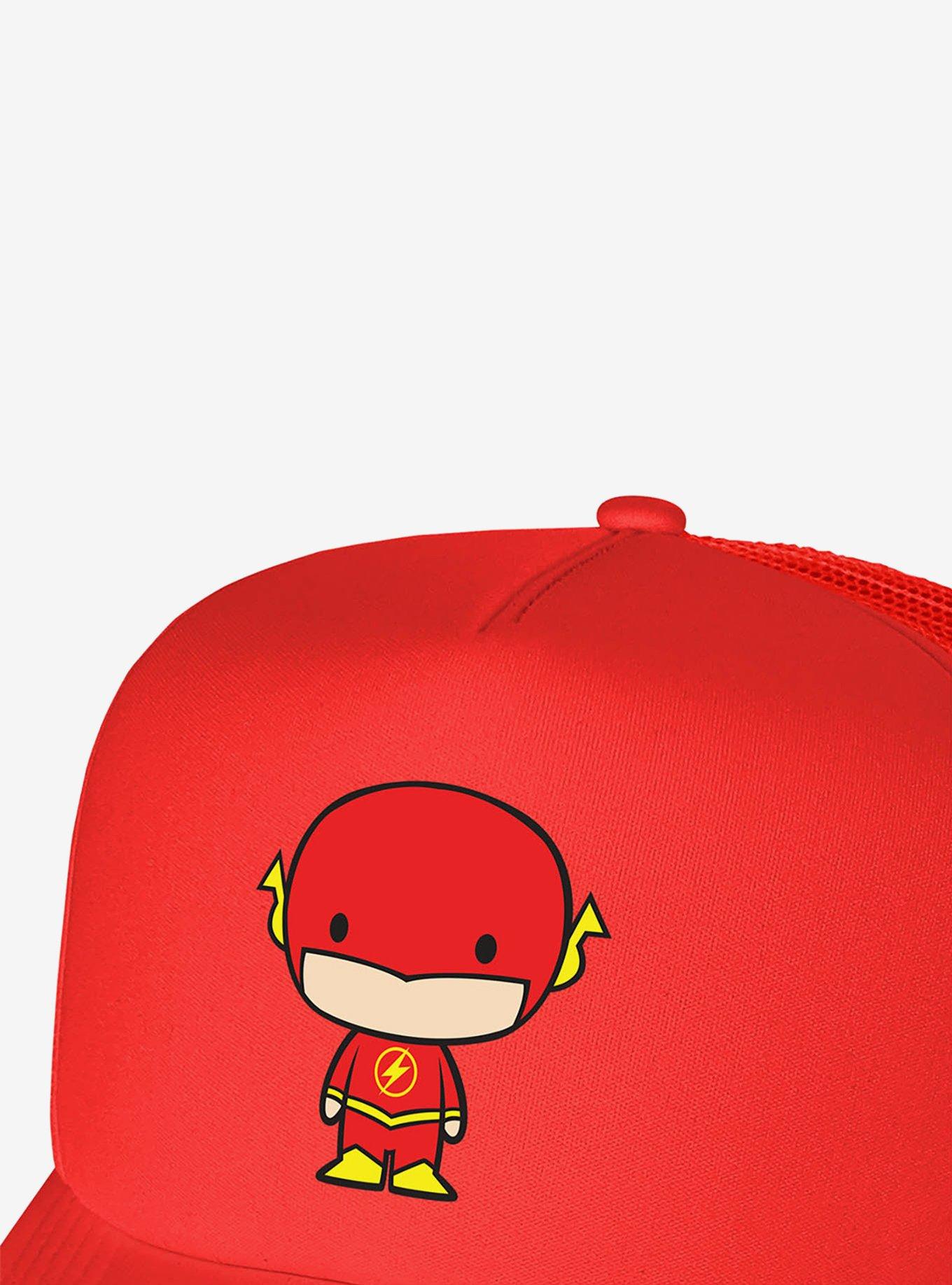 The Flash Cute Chibi Character Foam Trucker Hat, , hi-res