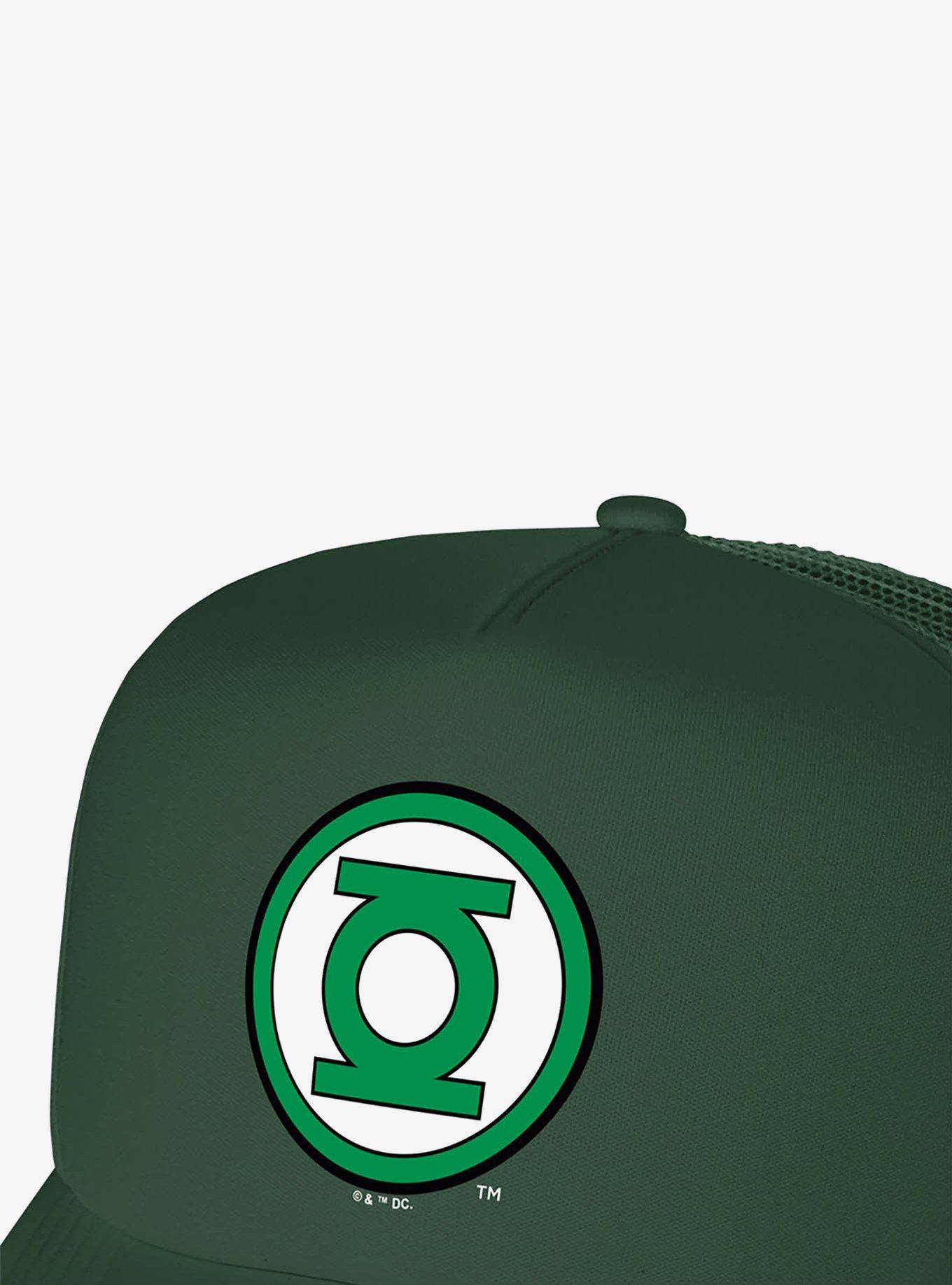 Green Lantern Logo Foam Trucker Hat, , hi-res