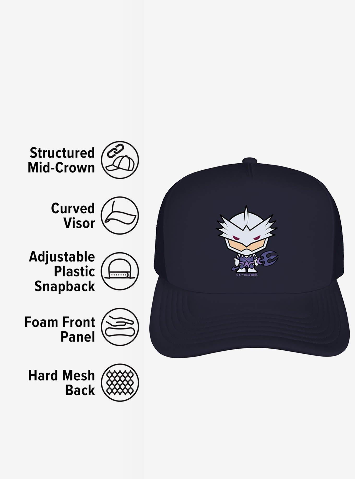 Aquaman Movie Ocean Master Chibi Character Foam Trucker Hat, , alternate