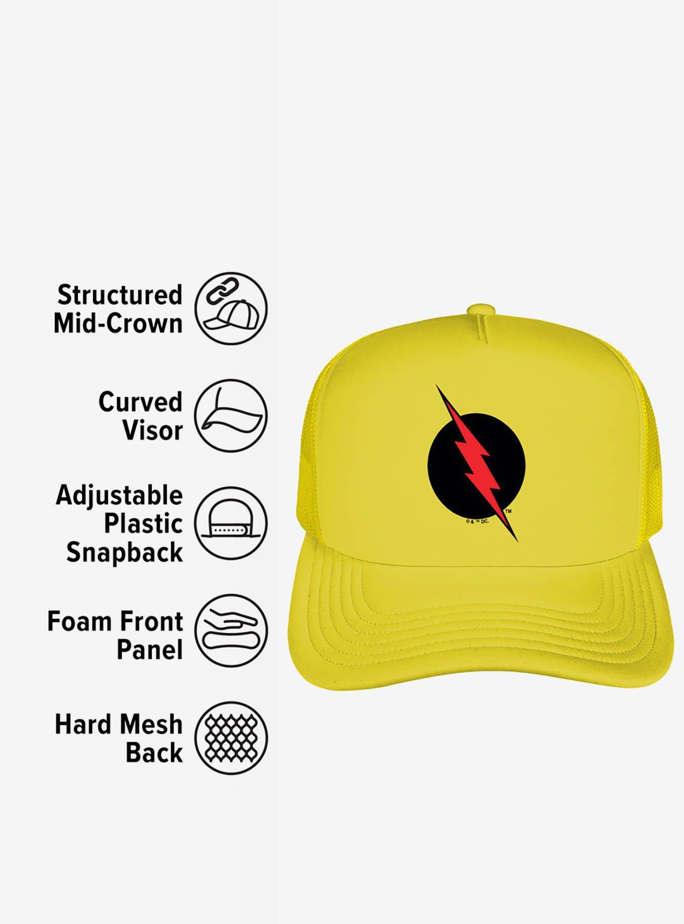The Flash Reverse Flash Logo Foam Trucker Hat, , alternate