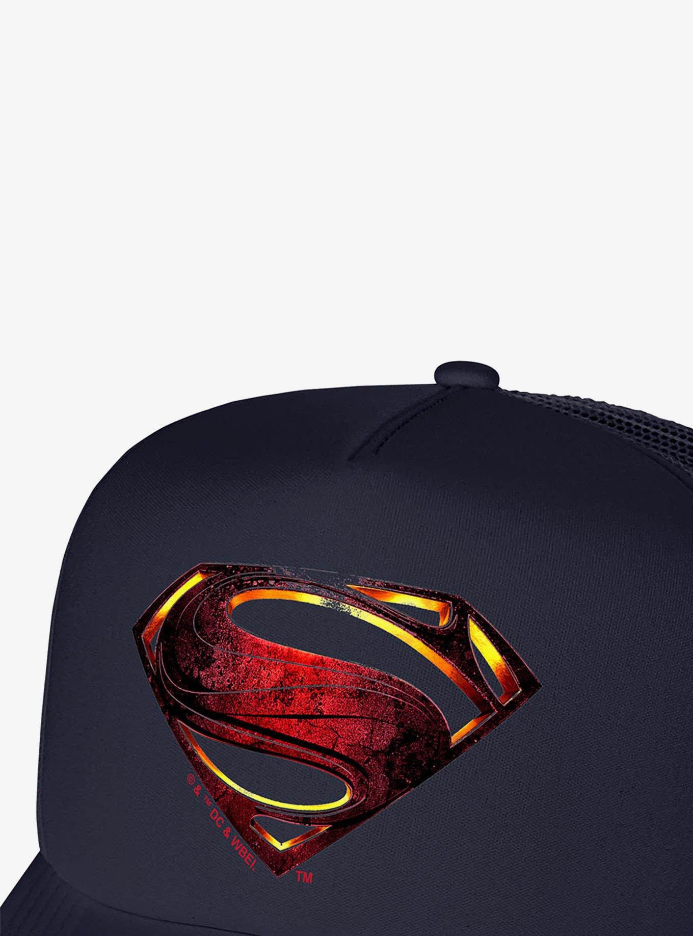 Justice League Superman Logo Foam Trucker Hat, , hi-res