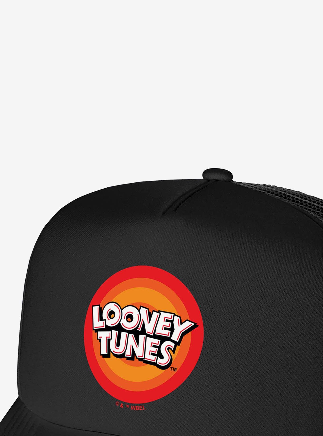 Looney Tunes Circle Logo Foam Trucker Hat, , hi-res