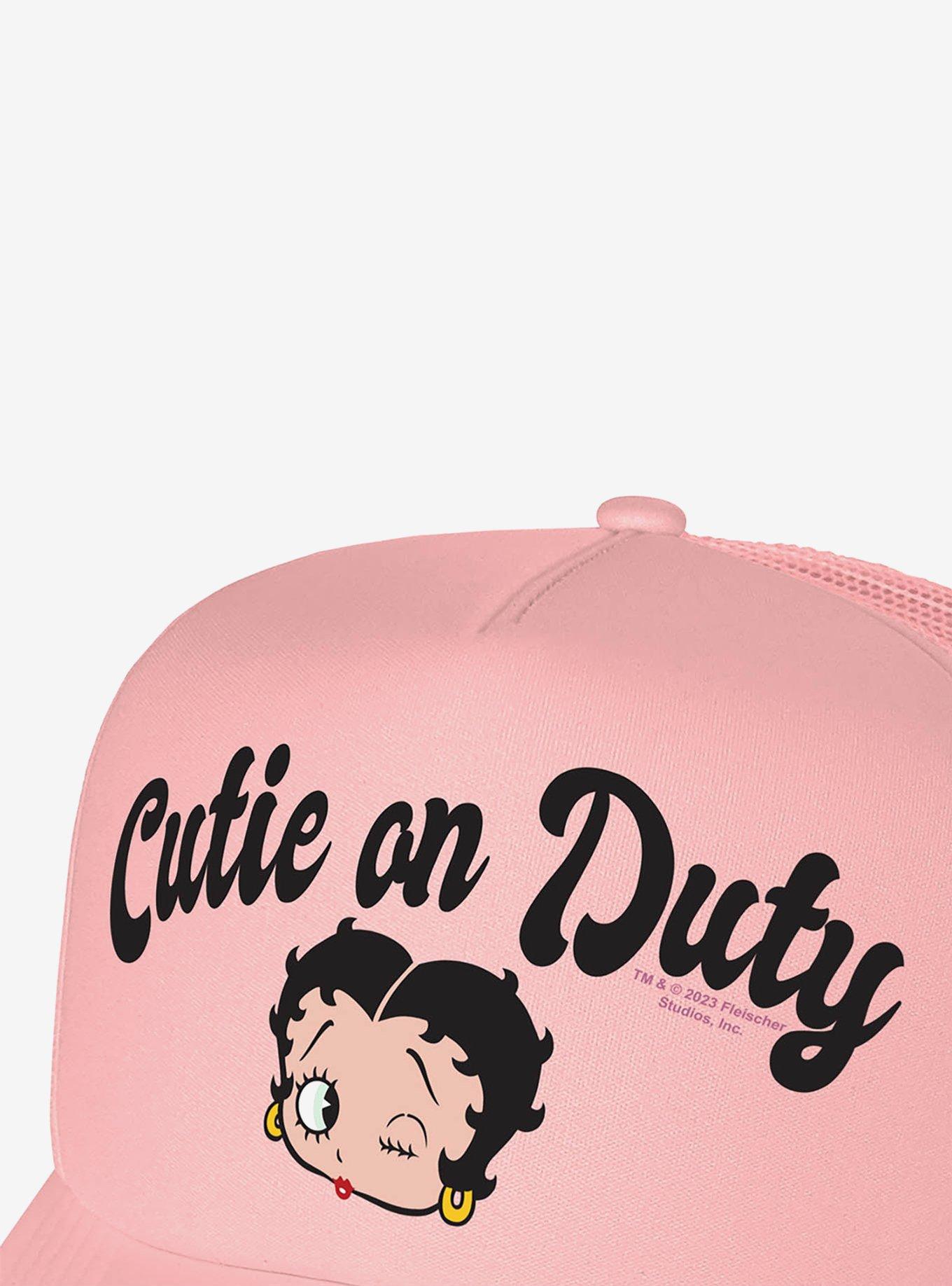 Betty Boop Cutie On Duty Foam Trucker Hat, , hi-res