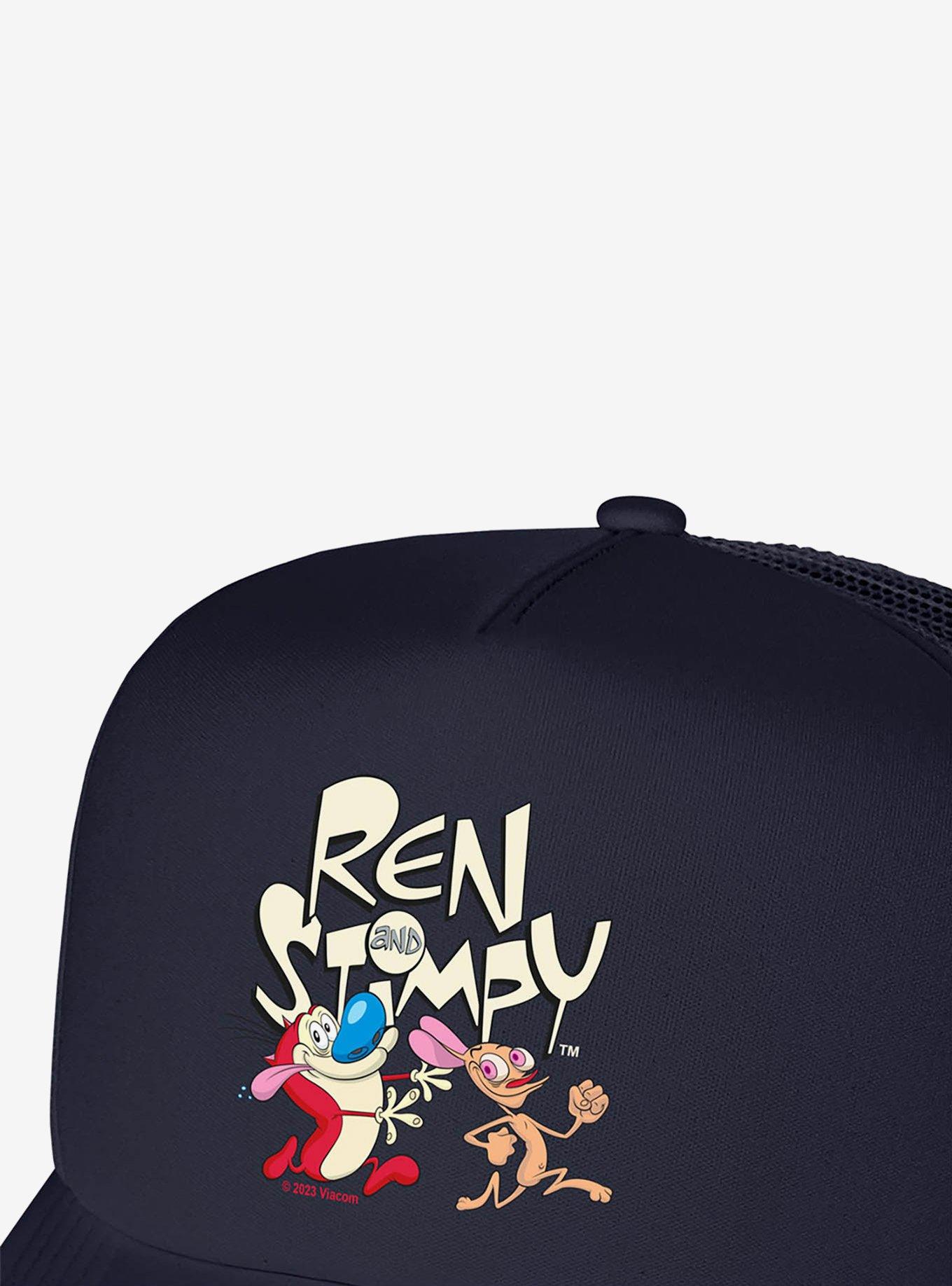 The Ren And Stimpy Show Running Foam Trucker Hat, , hi-res