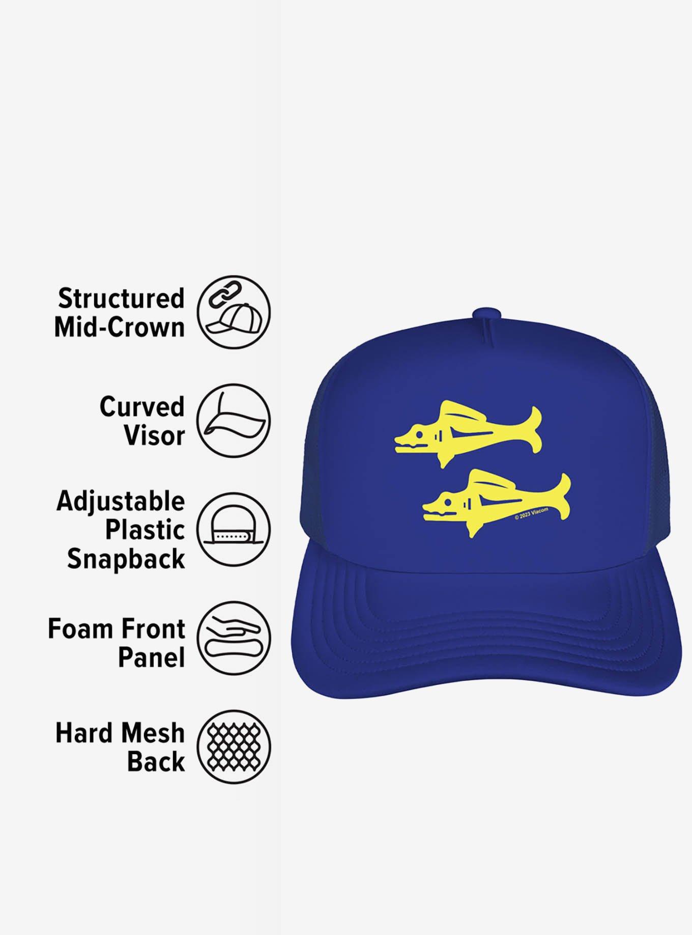 Legends Of The Hidden Temple Blue Barracudas Foam Trucker Hat, , alternate