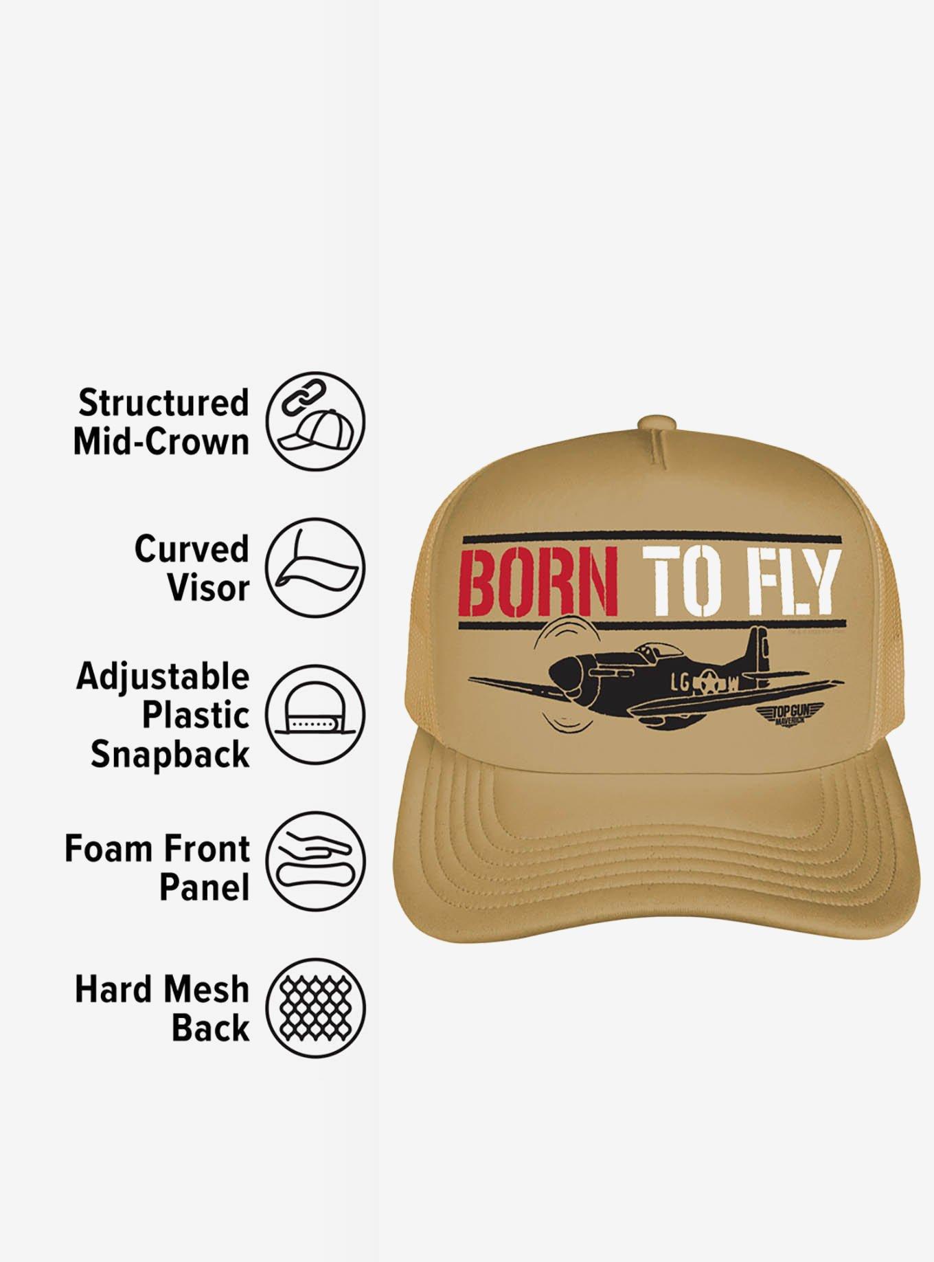 Top Gun: Maverick Born To Fly Foam Trucker Hat, , alternate