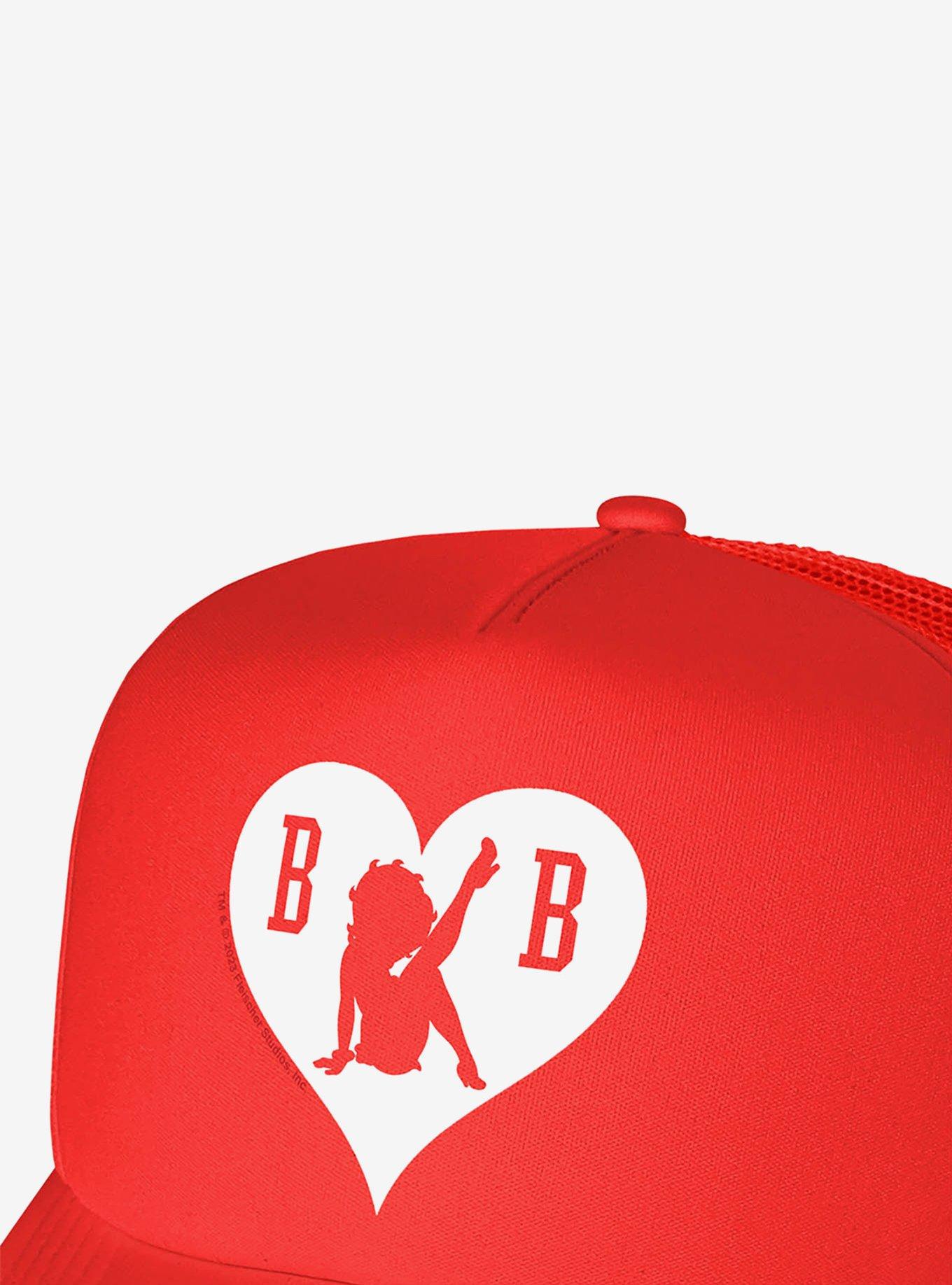 Betty Boop BB Heart Foam Trucker Hat, , hi-res