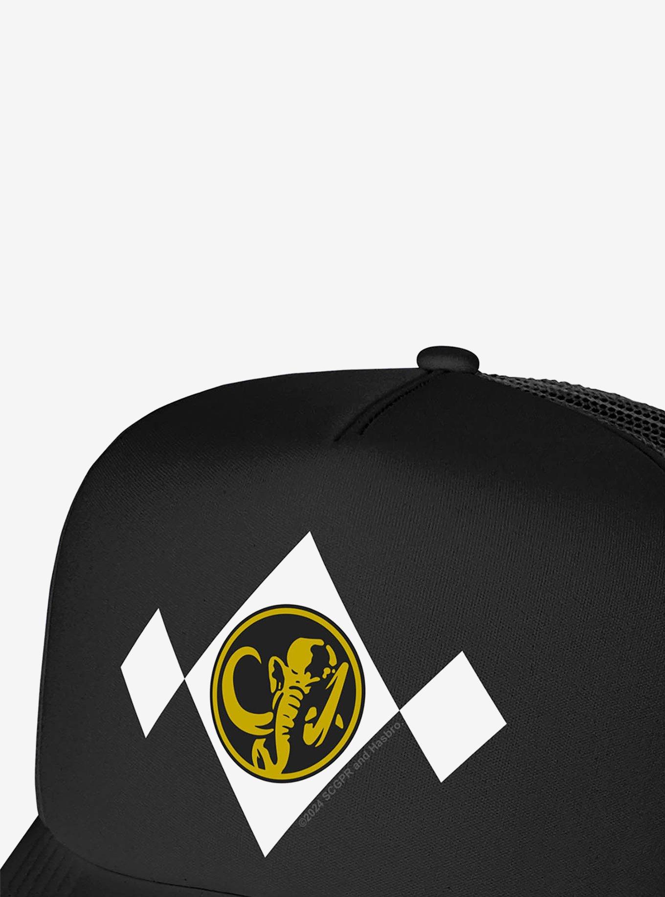 Power Rangers Black Chest Medallion Foam Trucker Hat, , hi-res