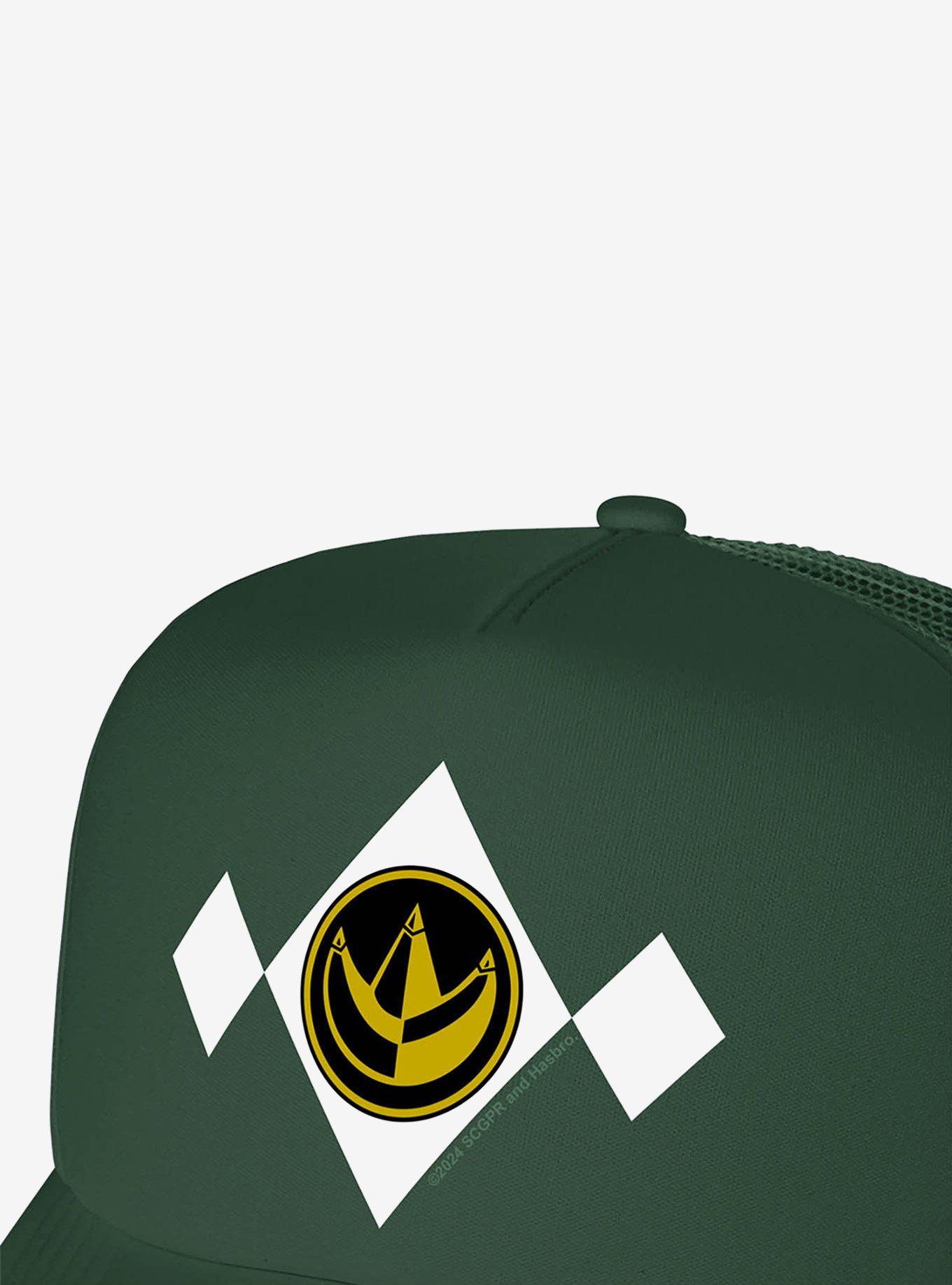 Power Rangers Green Chest Medallion Foam Trucker Hat, , hi-res