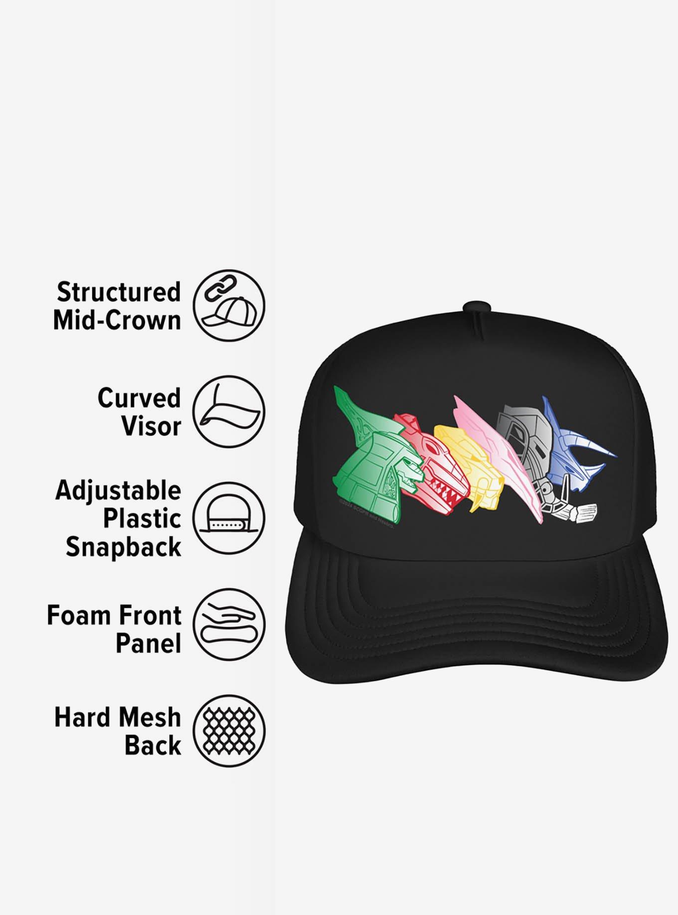 Power Rangers Zord Heads Foam Trucker Hat, , alternate