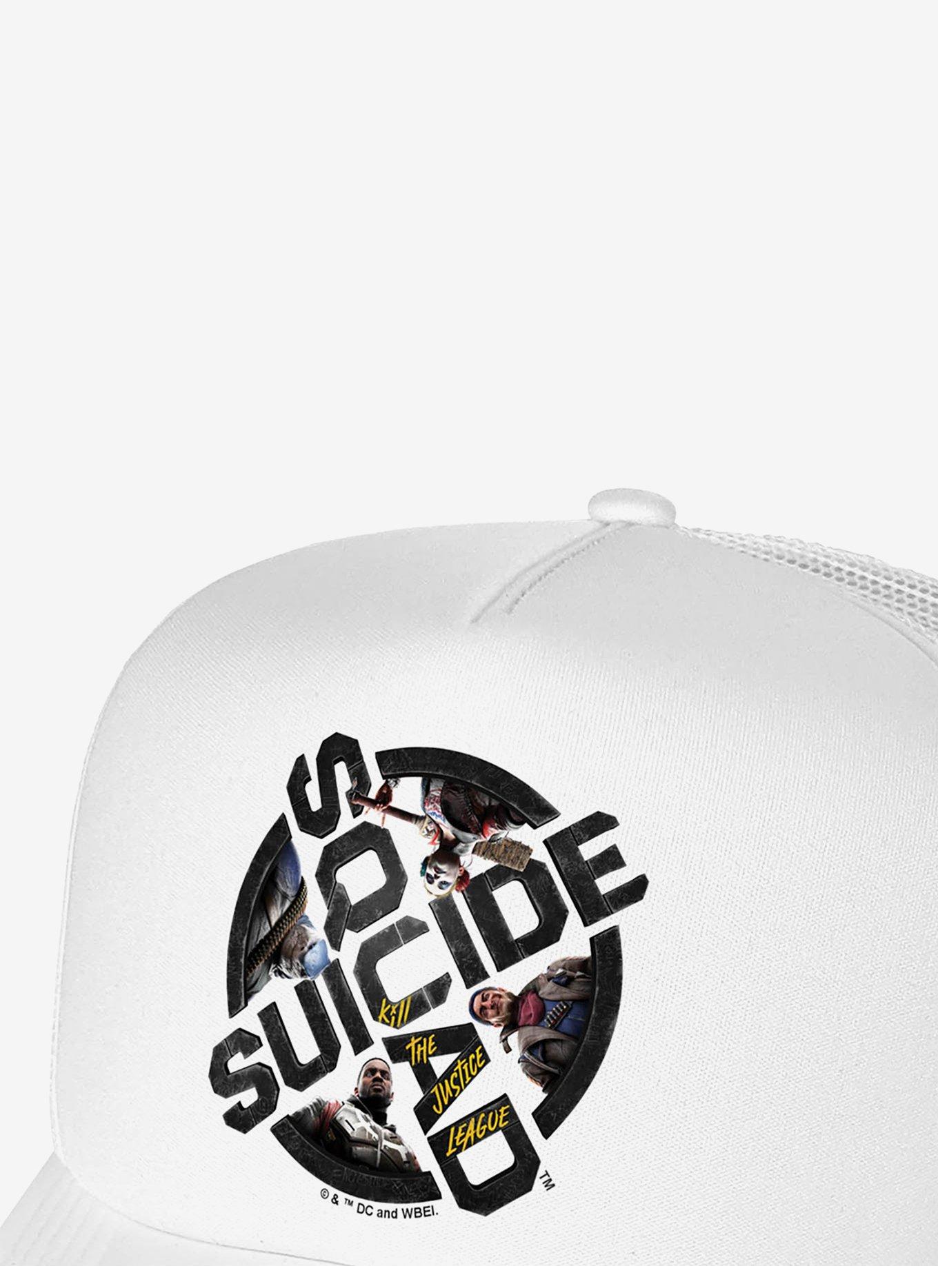 Suicide Squad: Kill The Justice League Logo Foam Trucker Hat, , hi-res