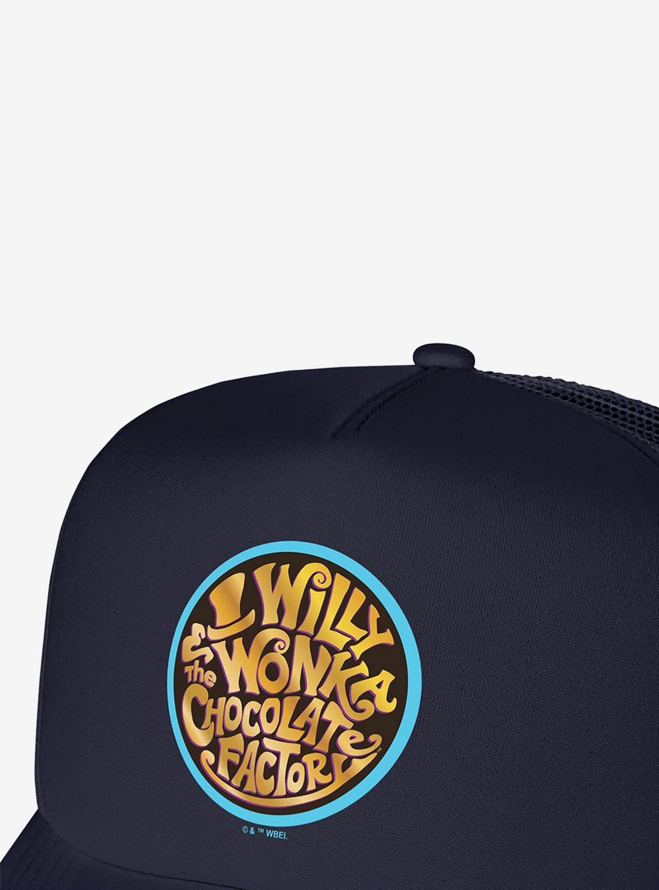 Willy Wonka And The Chocolate Factory Logo Foam Trucker Hat, , hi-res