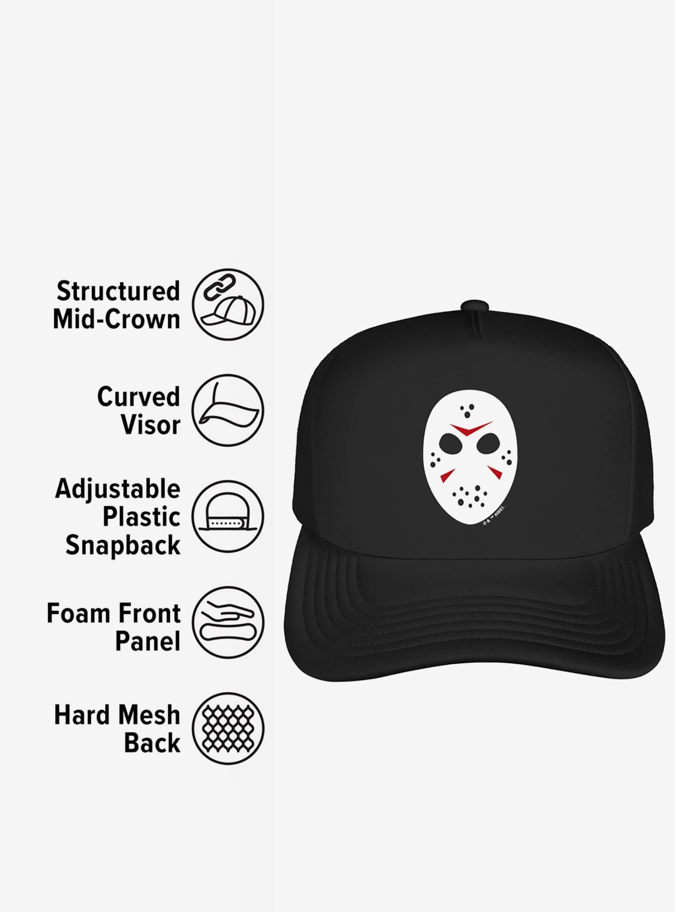 Friday The 13th Simple Mask Foam Trucker Hat, , alternate