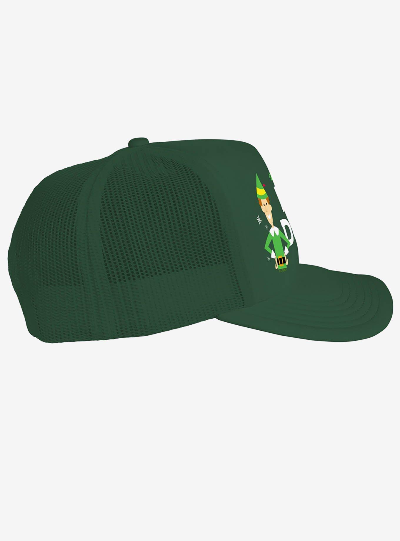 Elf I Saw A Dog Today Foam Trucker Hat, , alternate