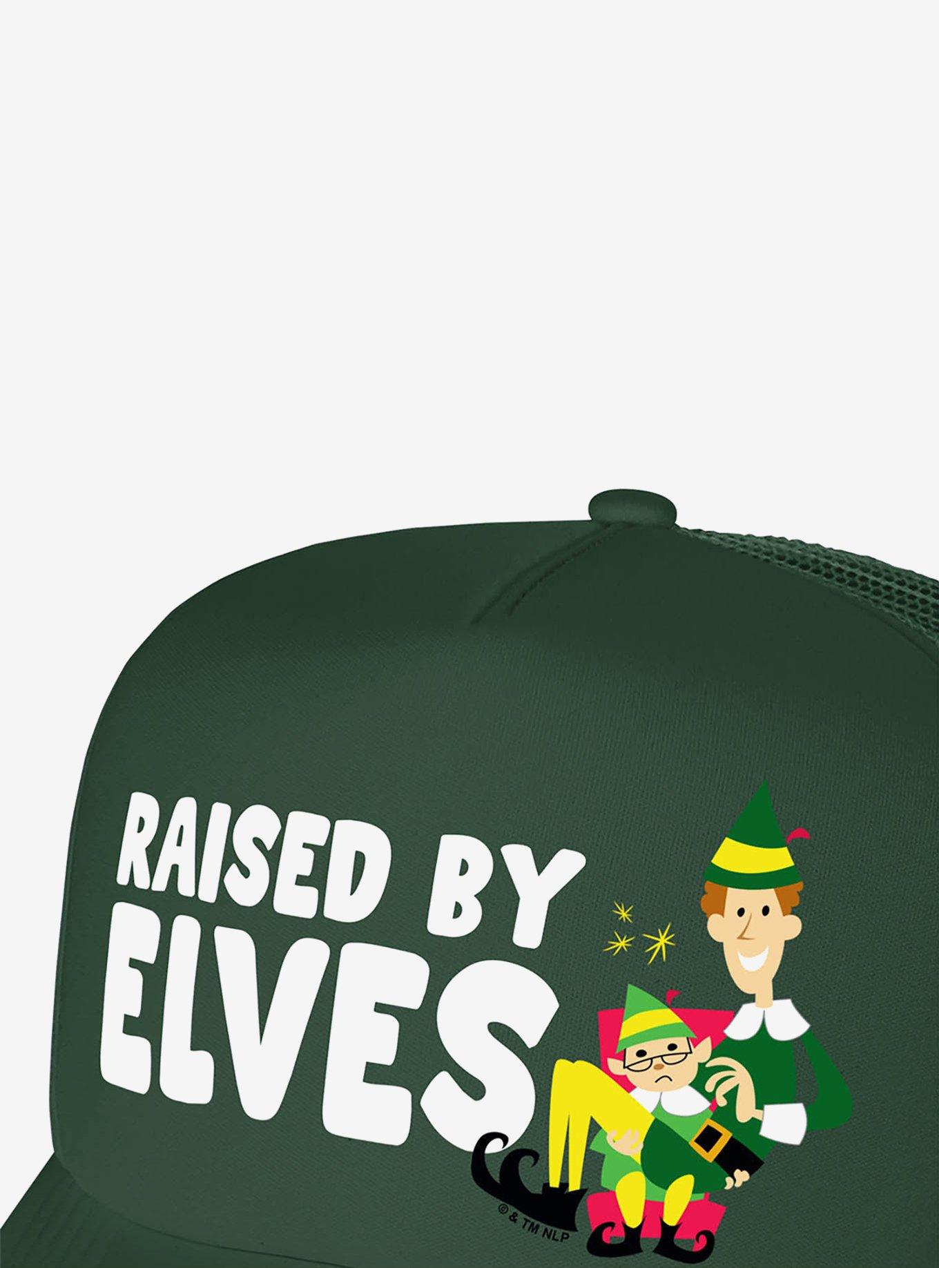 Elf Raised By Elves Foam Trucker Hat, , hi-res