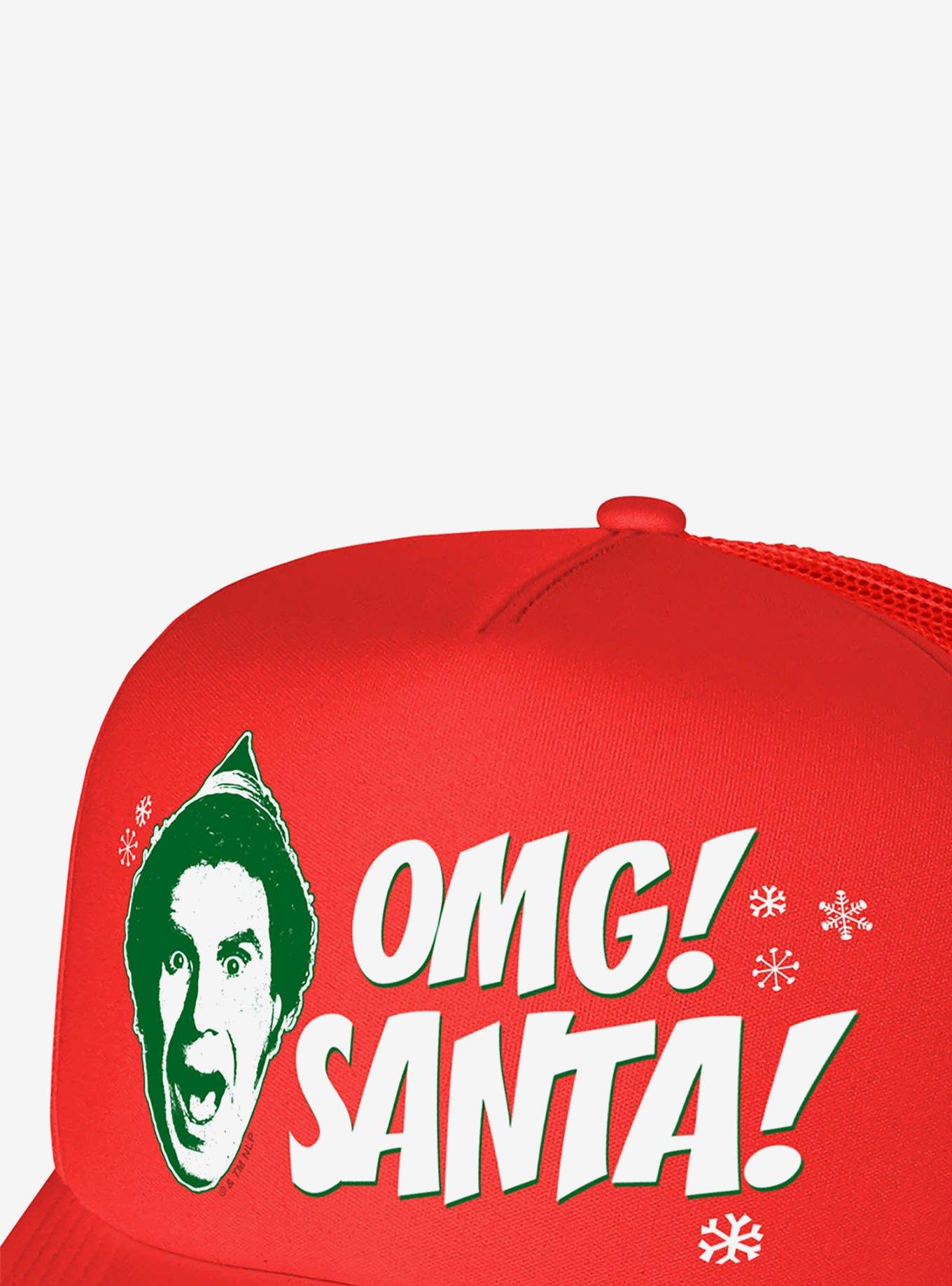 Elf OMG Santa Foam Trucker Hat, , hi-res