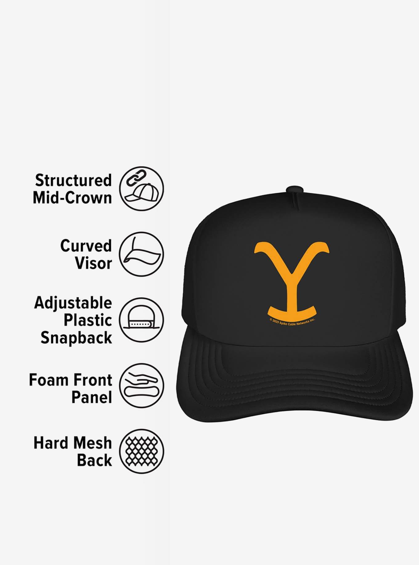 Yellowstone Y Logo Foam Trucker Hat, , alternate