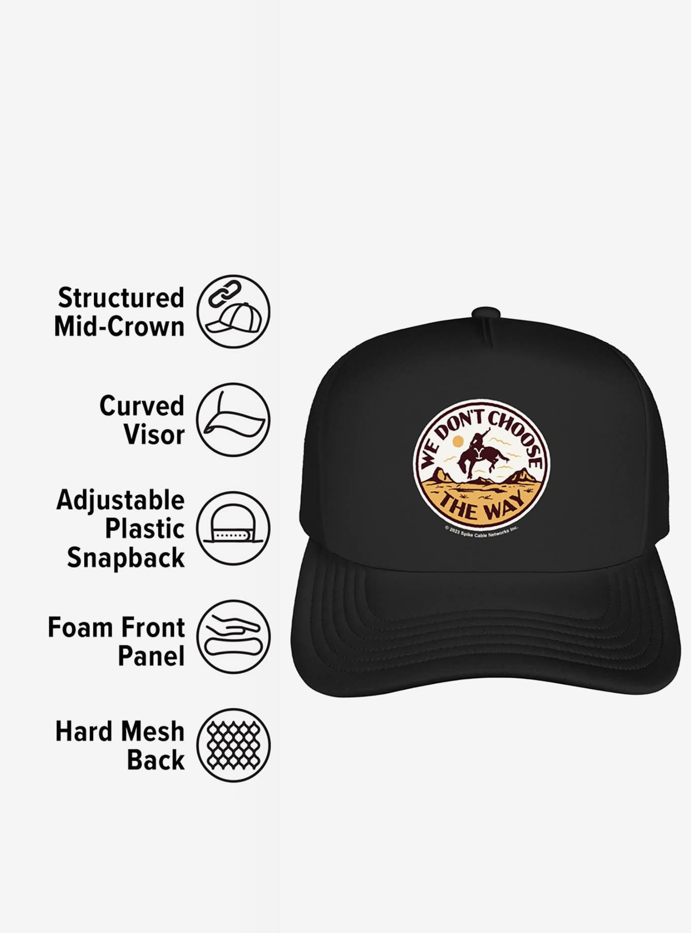 Yellowstone We Don't Choose The Way Foam Trucker Hat, , alternate