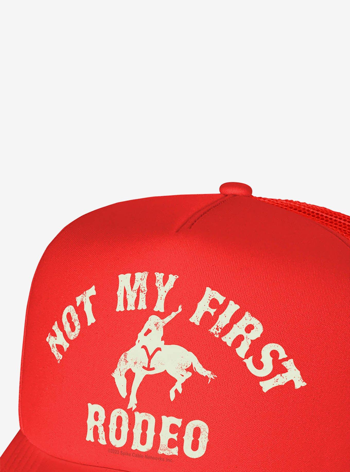 Yellowstone Not My First Rodeo Foam Trucker Hat, , hi-res