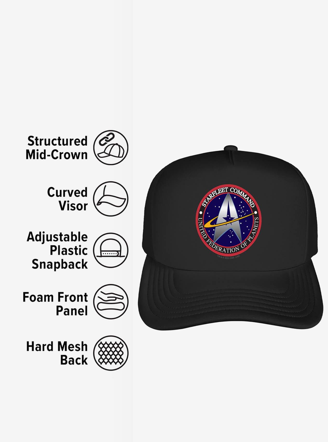 Star Trek: The Next Generation Star Trek Starfleet Command Patch Foam Trucker Hat, , alternate