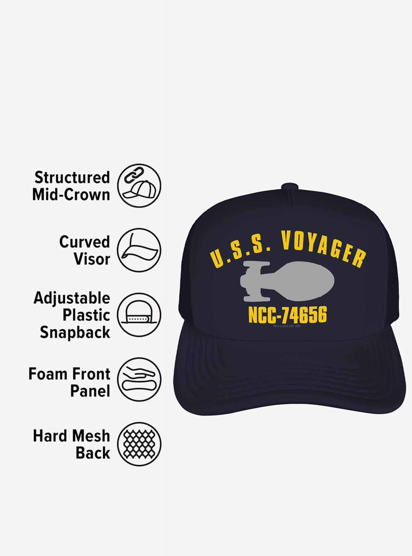 Star Trek: Voyager Series NCC-74656 Foam Trucker Hat, , alternate