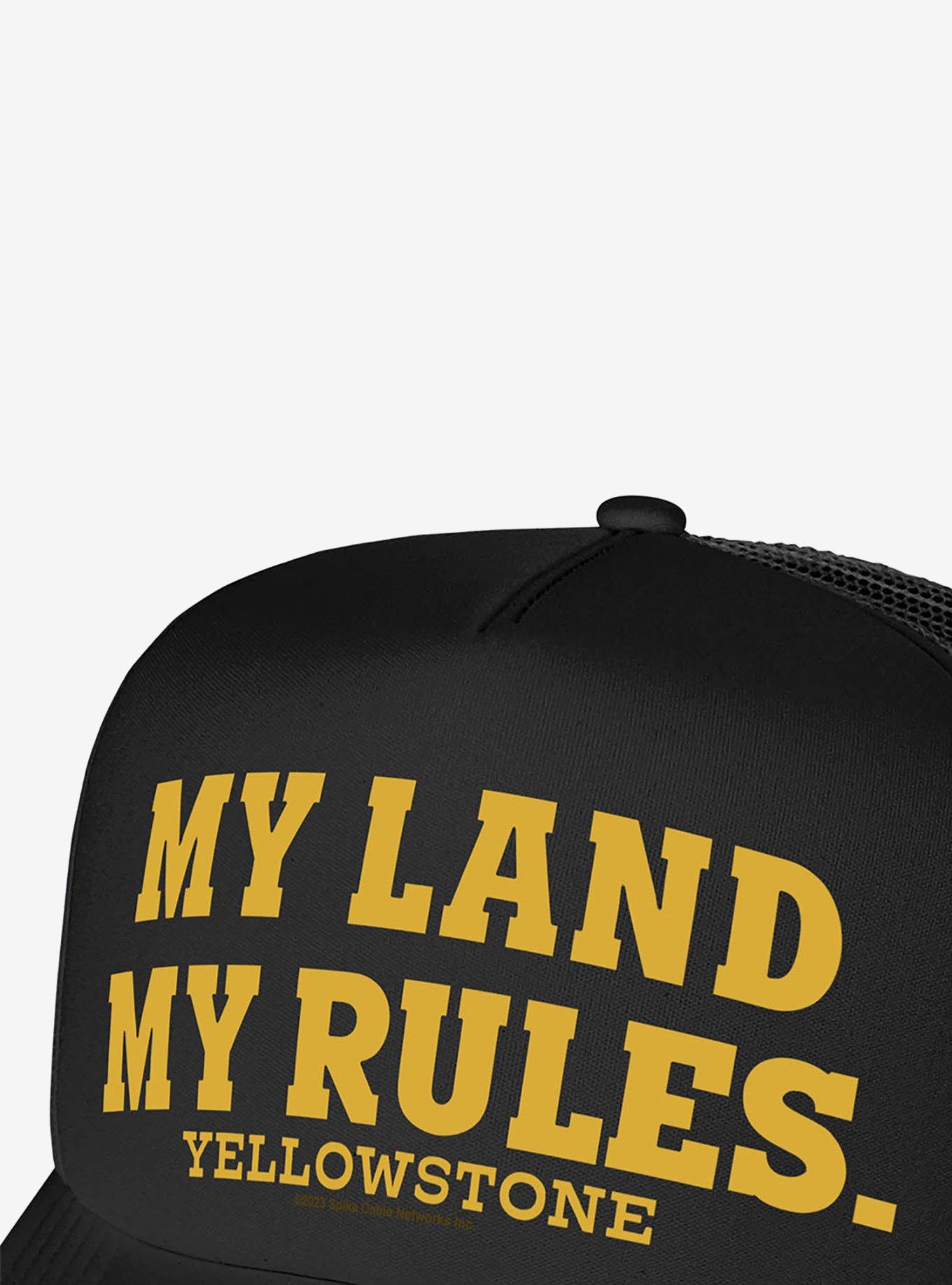 Yellowstone My Land My Rules Foam Trucker Hat, , hi-res