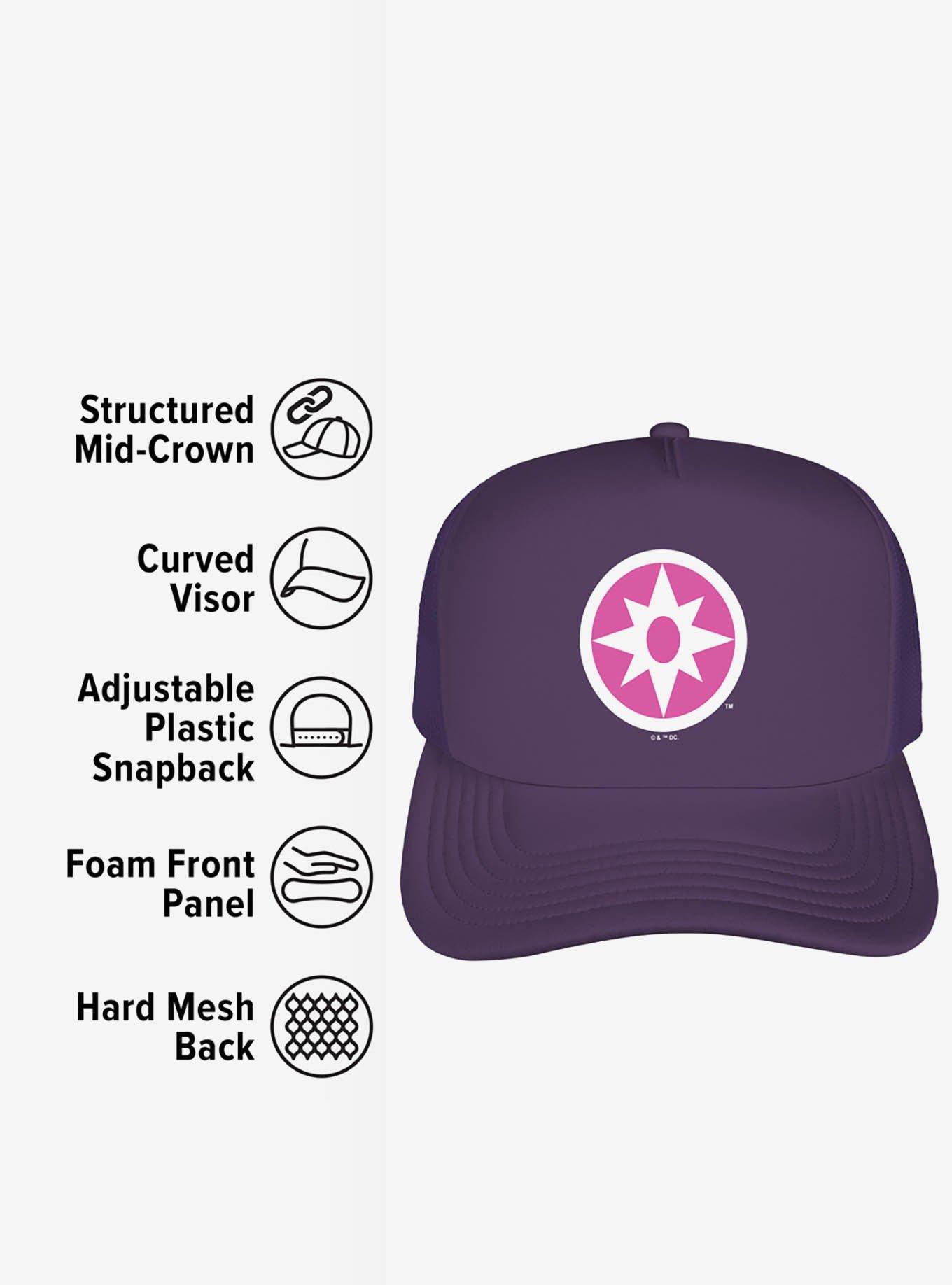 Green Lantern Blackest Night Star Sapphire Foam Trucker Hat, , alternate