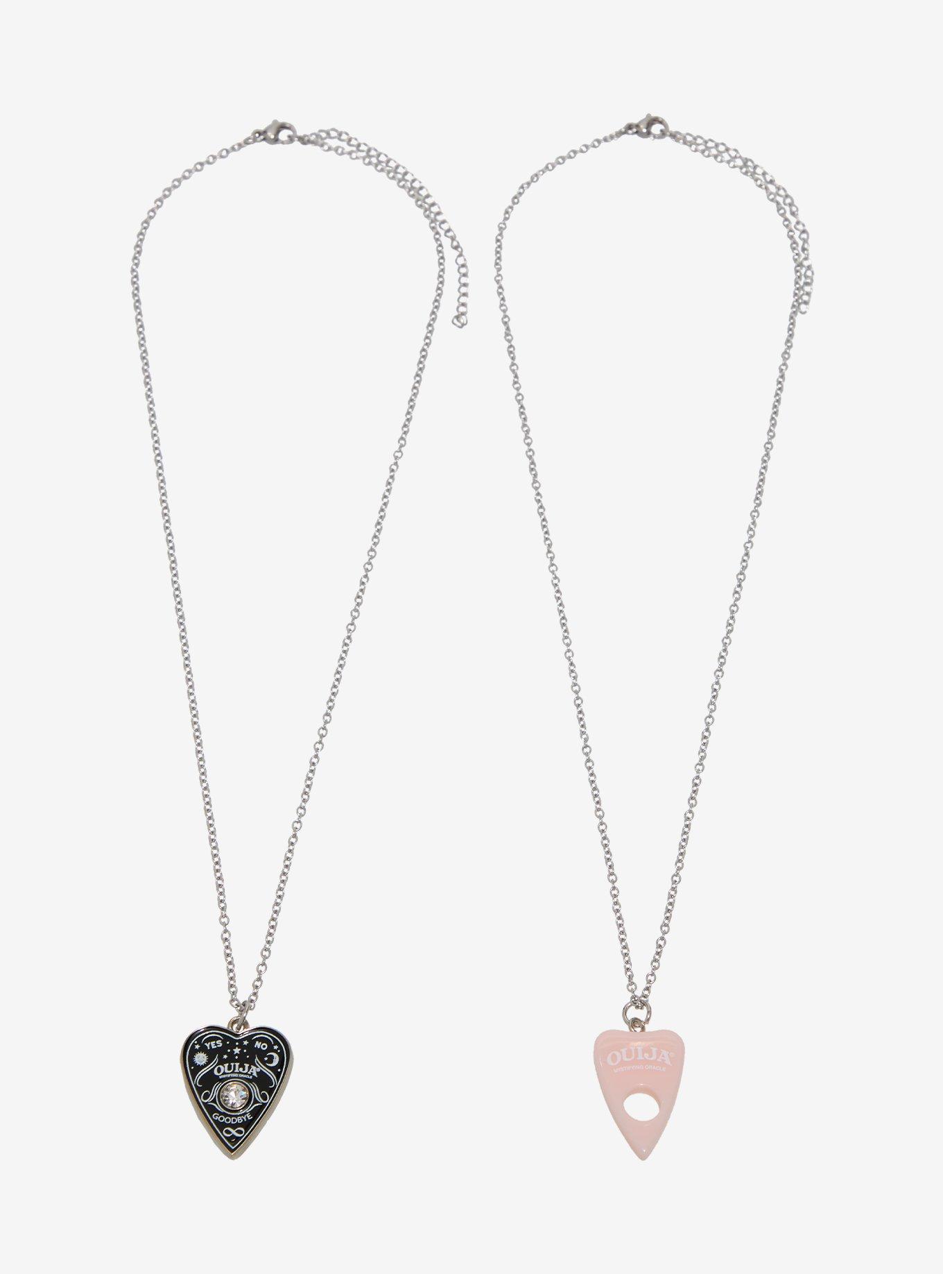 Ouija Planchette Best Friend Necklace Set, , hi-res