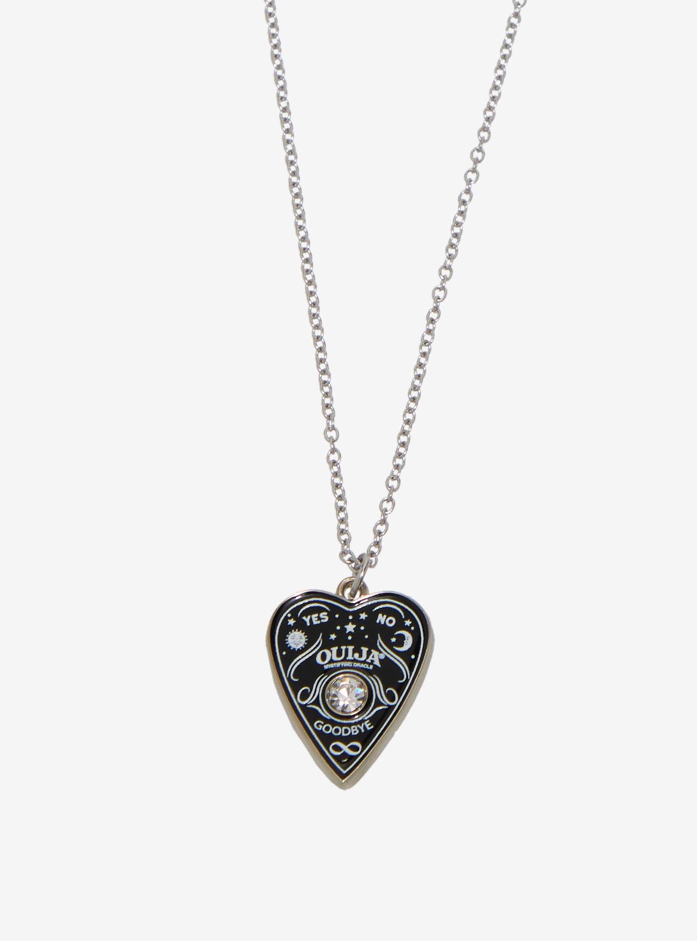Ouija Planchette Best Friend Necklace Set, , alternate