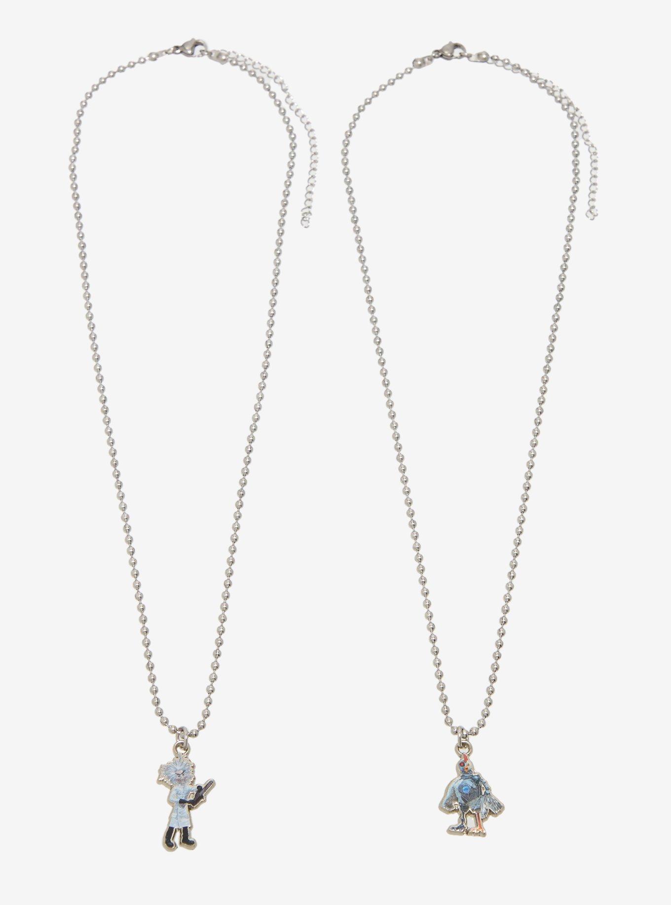 Robot Chicken Mad Scientist & Robot Chicken Best Friend Necklace Set, , hi-res