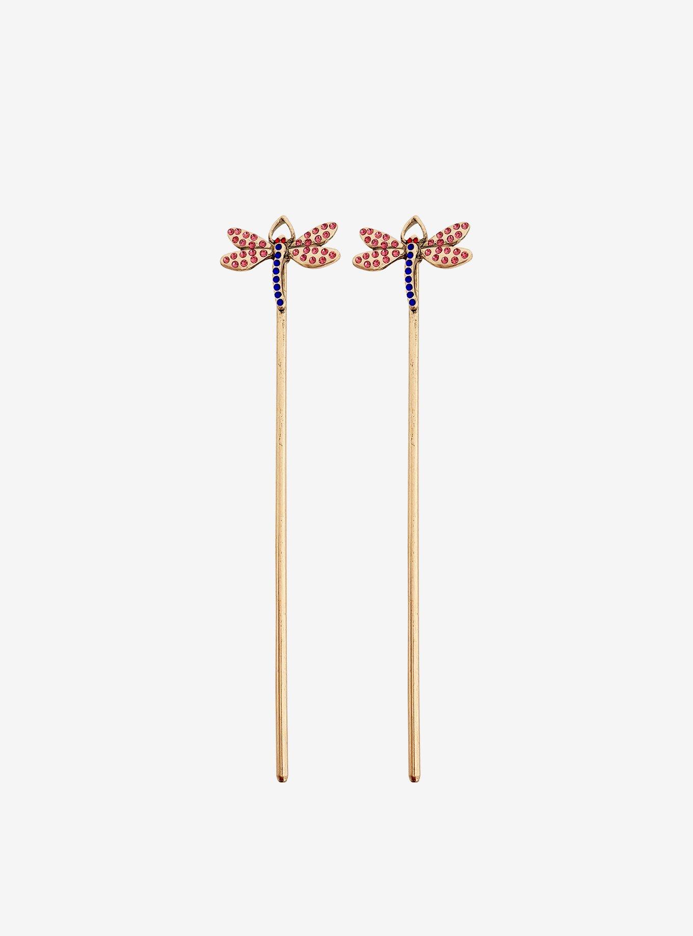 Coraline Dragonfly Hair Stick Set, , hi-res