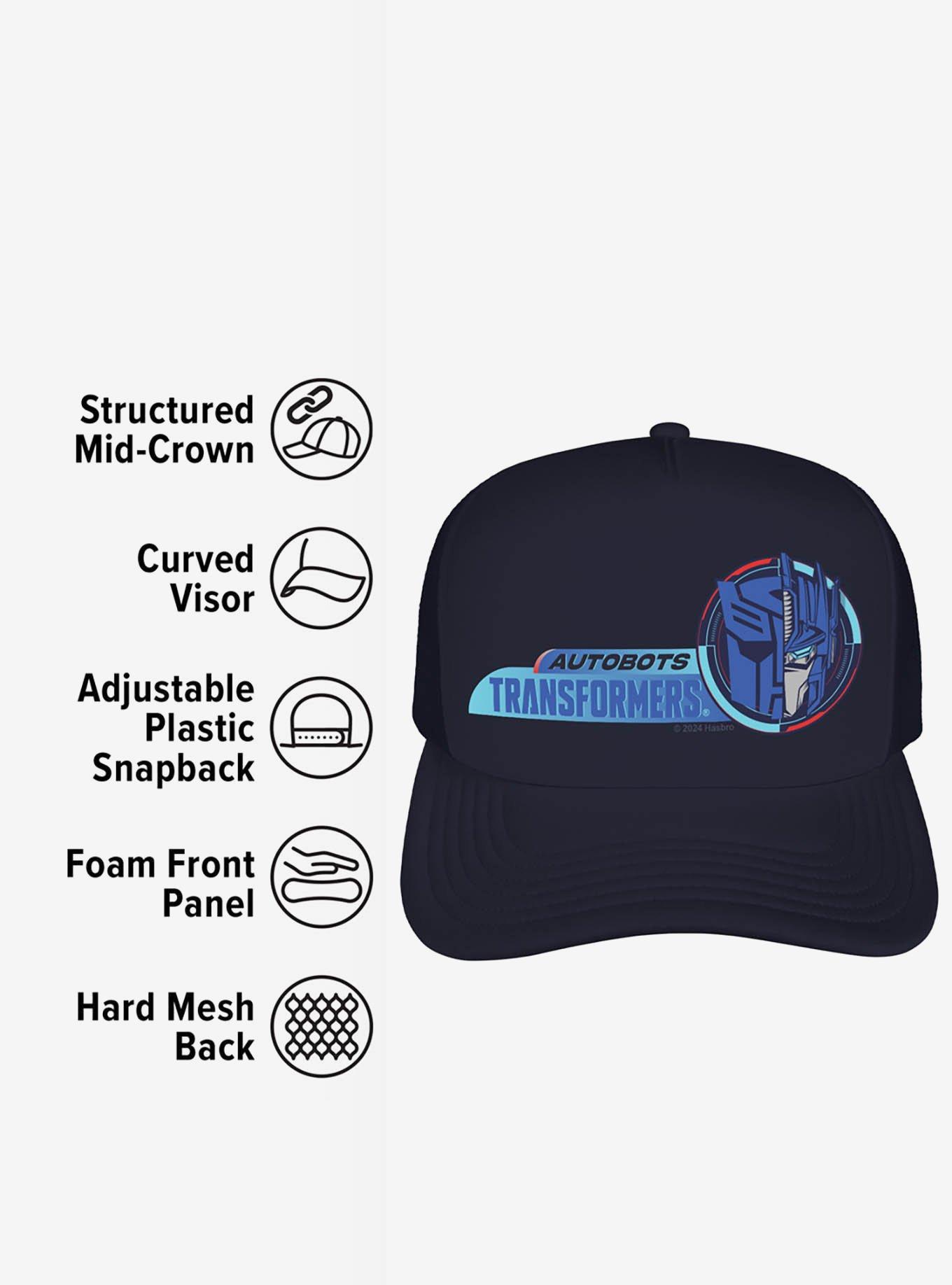 Transformers Split Face Optimus Prime Foam Trucker Hat, , alternate