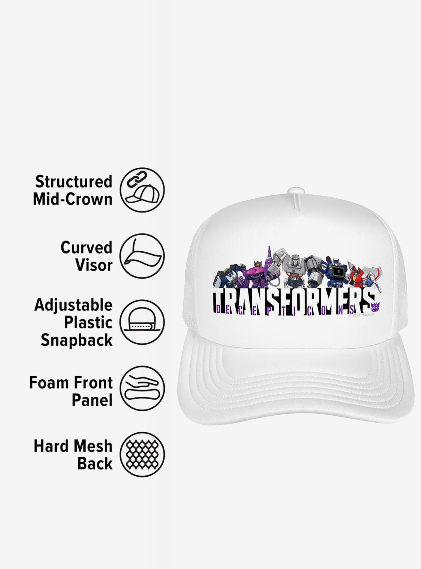 Transformers Decepticons Line Up Foam Trucker Hat, , alternate