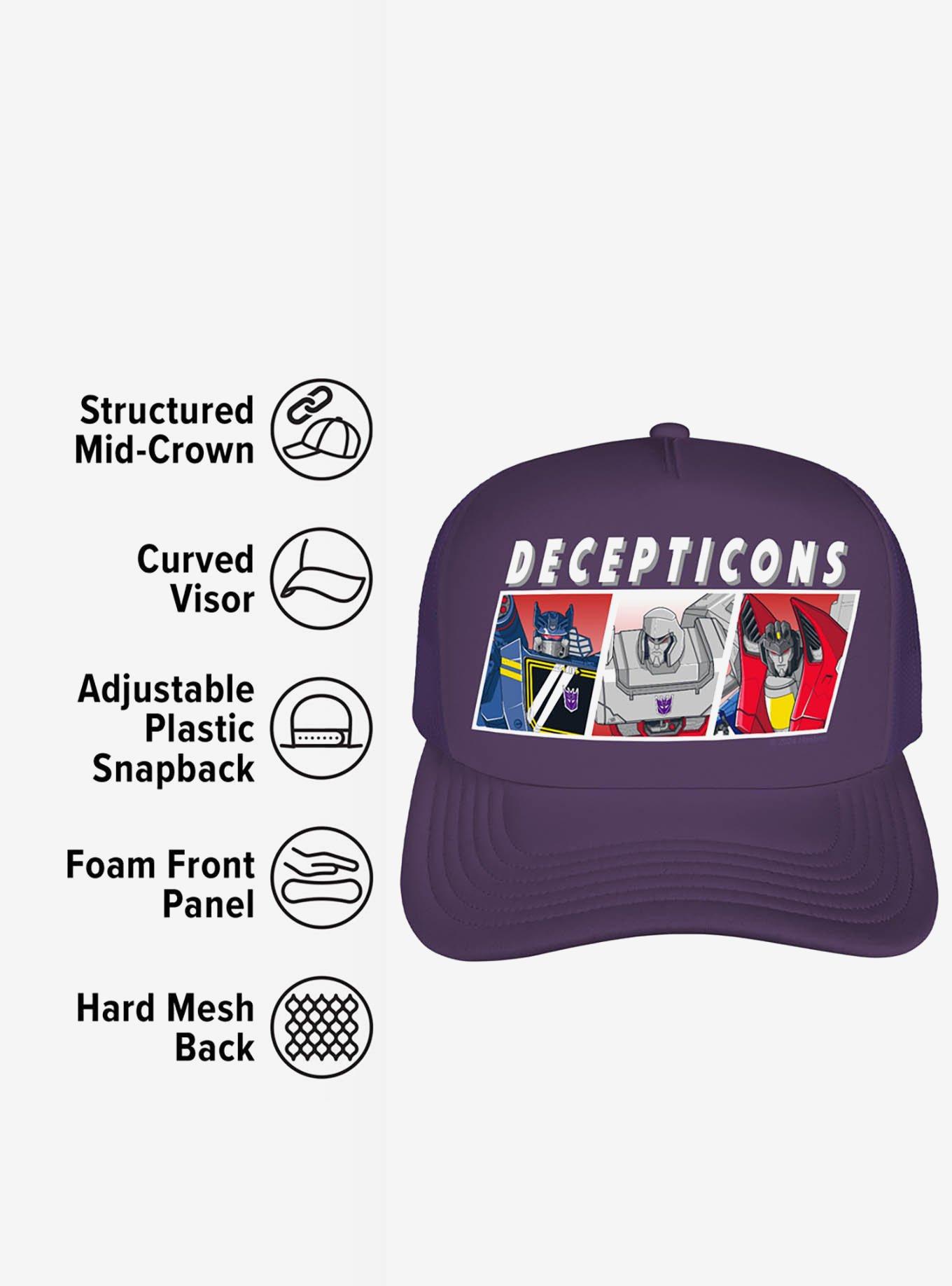 Transformers Decepticon Trio Foam Trucker Hat, , alternate