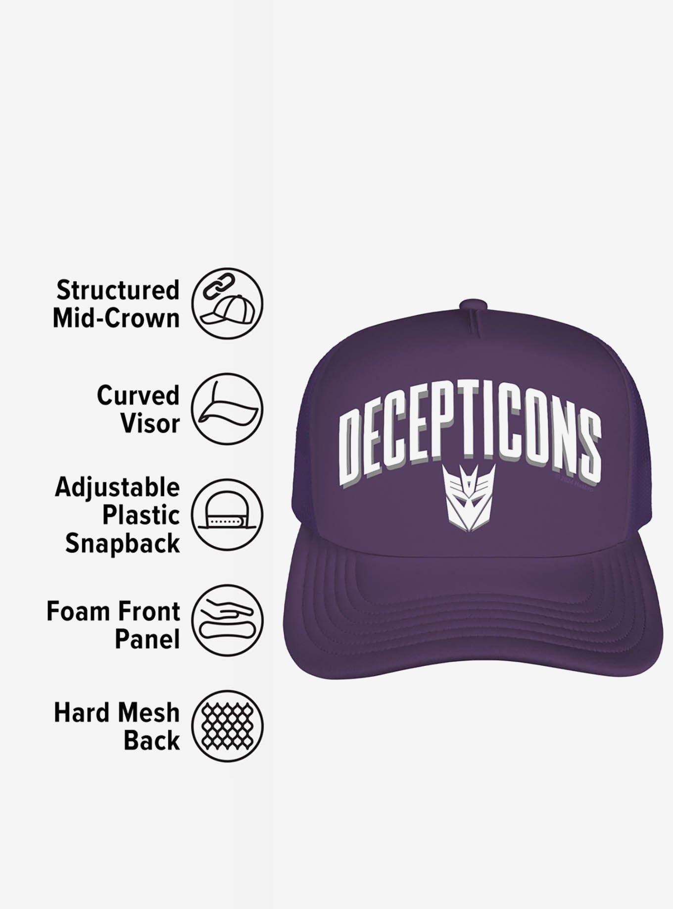 Transformers Decepticon Arched Foam Trucker Hat, , alternate