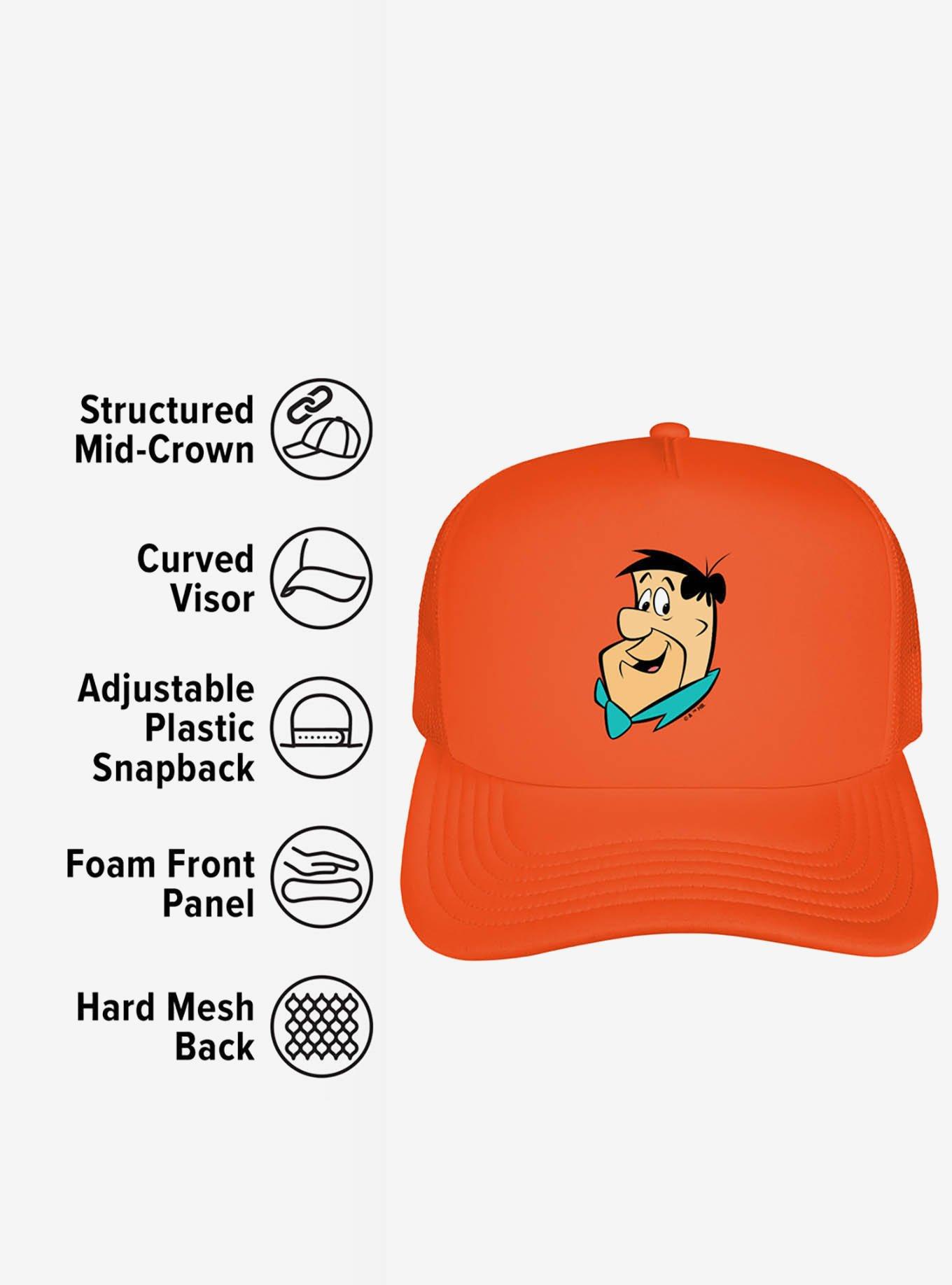 The Flintstones Fred Headshot Foam Trucker Hat, , alternate