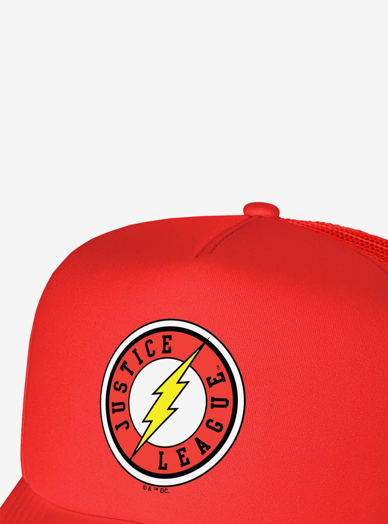 Justice League The Flash Athletic Logo Foam Trucker Hat, , hi-res
