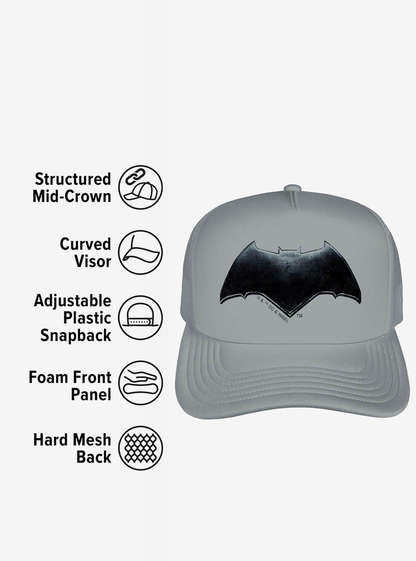 Justice League Batman Logo Foam Trucker Hat, , alternate