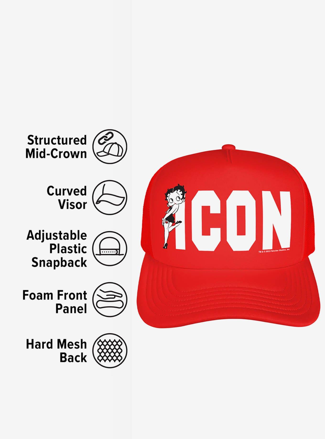 Betty Boop Icon Foam Trucker Hat, , alternate