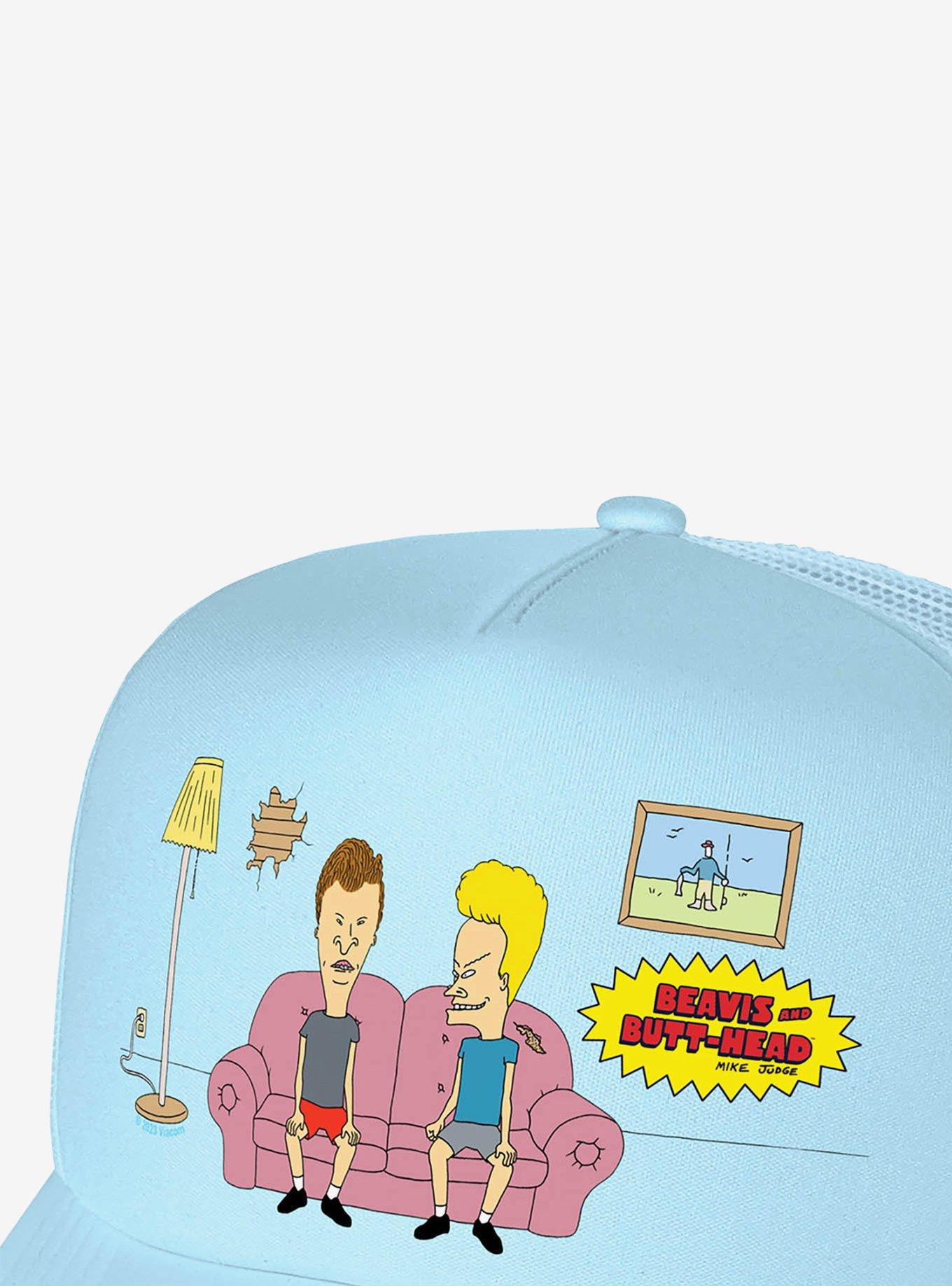 Beavis And Butthead Couch Foam Trucker Hat, , alternate