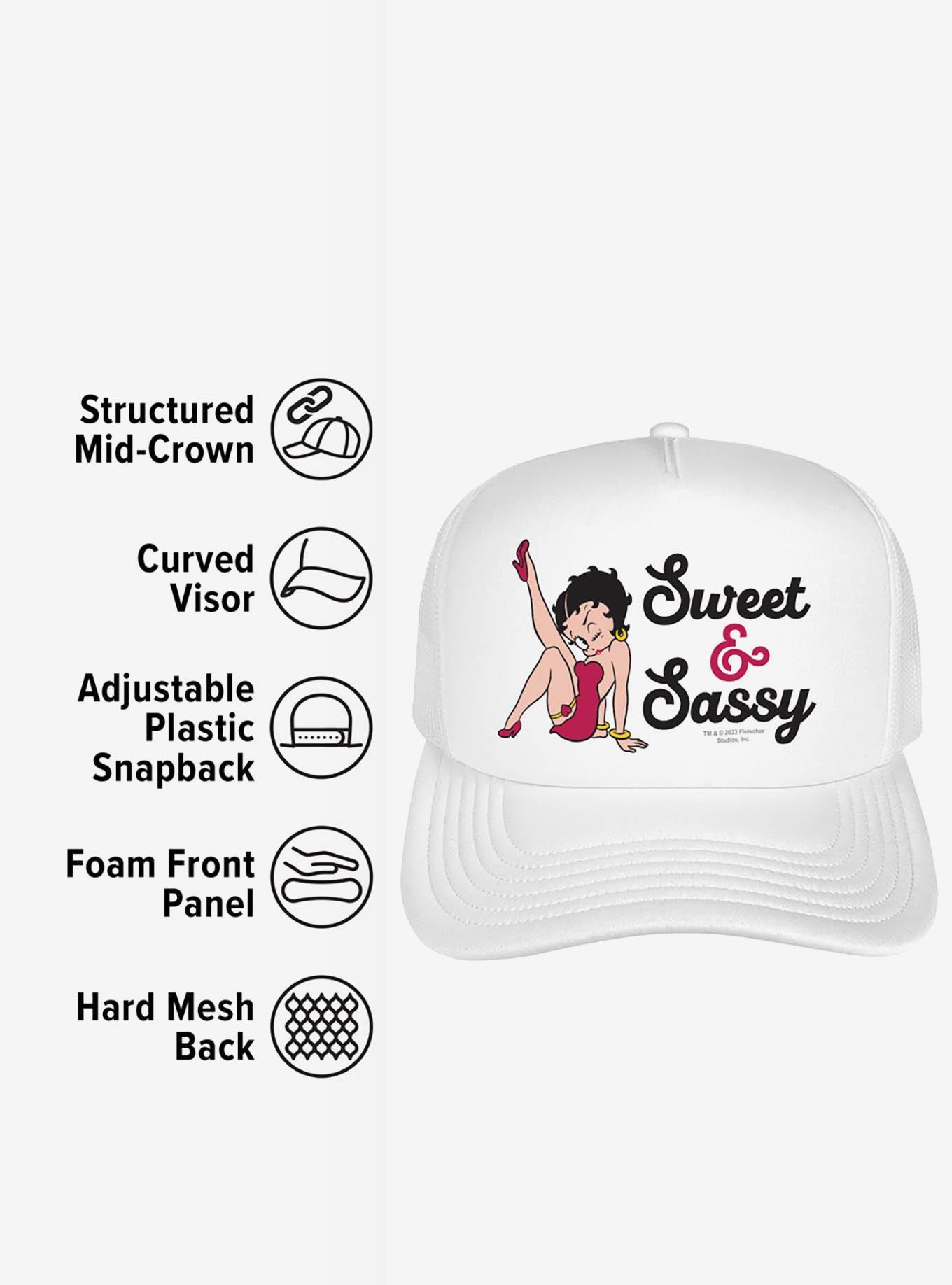 Betty Boop Sweet & Sassy Foam Trucker Hat, , alternate