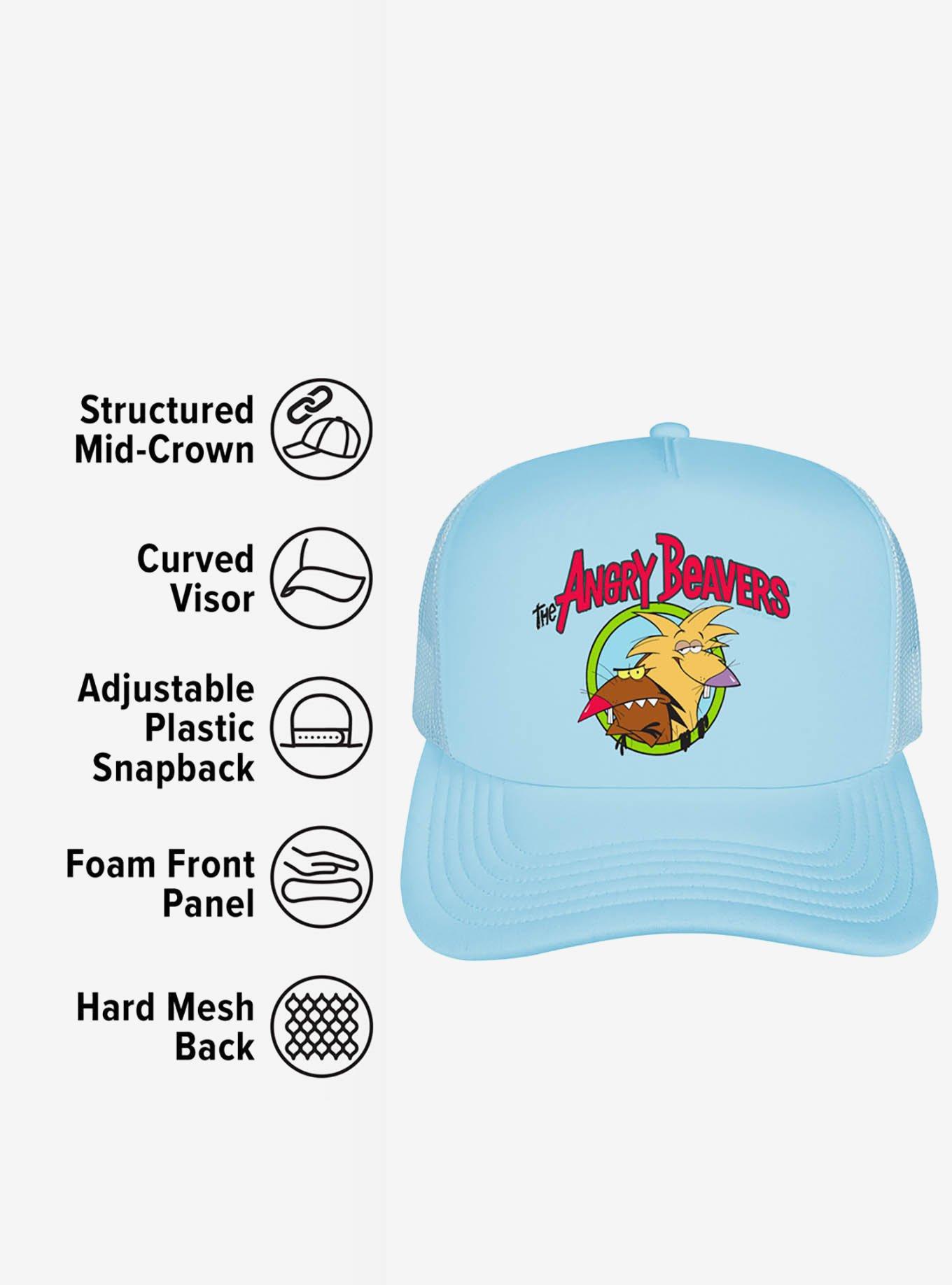 Angry Beavers Logo Foam Trucker Hat, , alternate