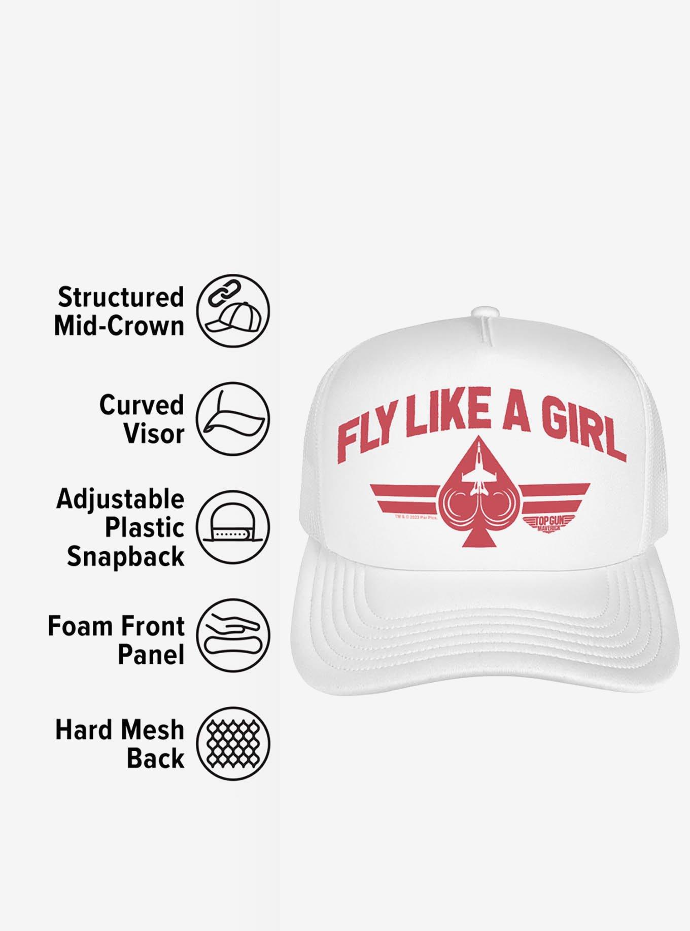Top Gun: Maverick Fly Like A Girl Foam Trucker Hat, , alternate
