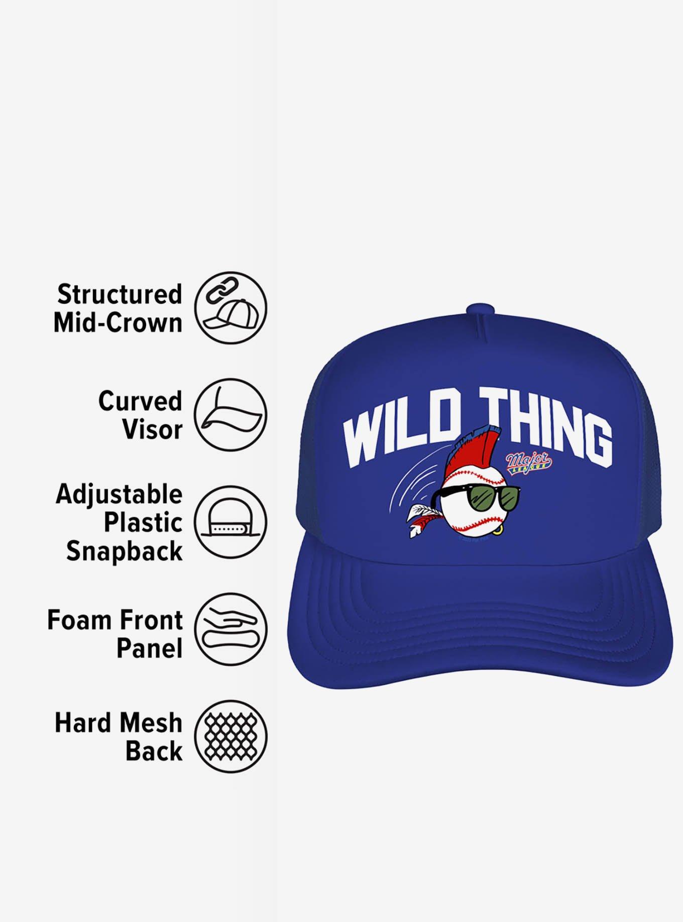 Major League Wild Thing Ball Foam Trucker Hat, , alternate