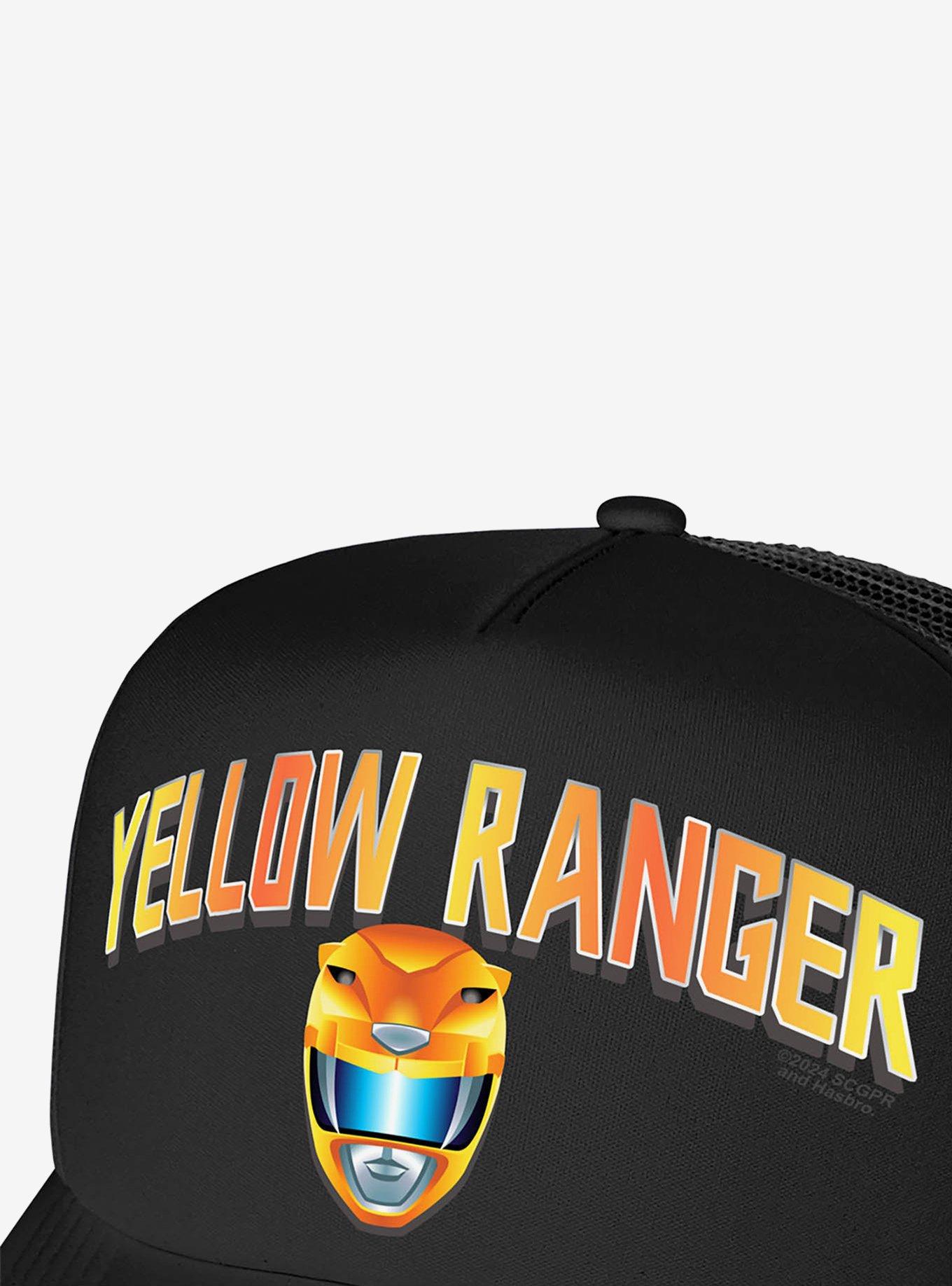 Power Rangers Yellow Ranger Helmet Foam Trucker Hat, , hi-res