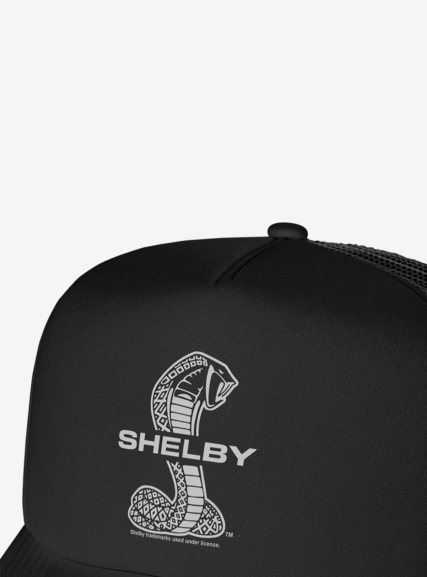 Shelby Cobra Grey Snake Logo Foam Trucker Hat, , hi-res